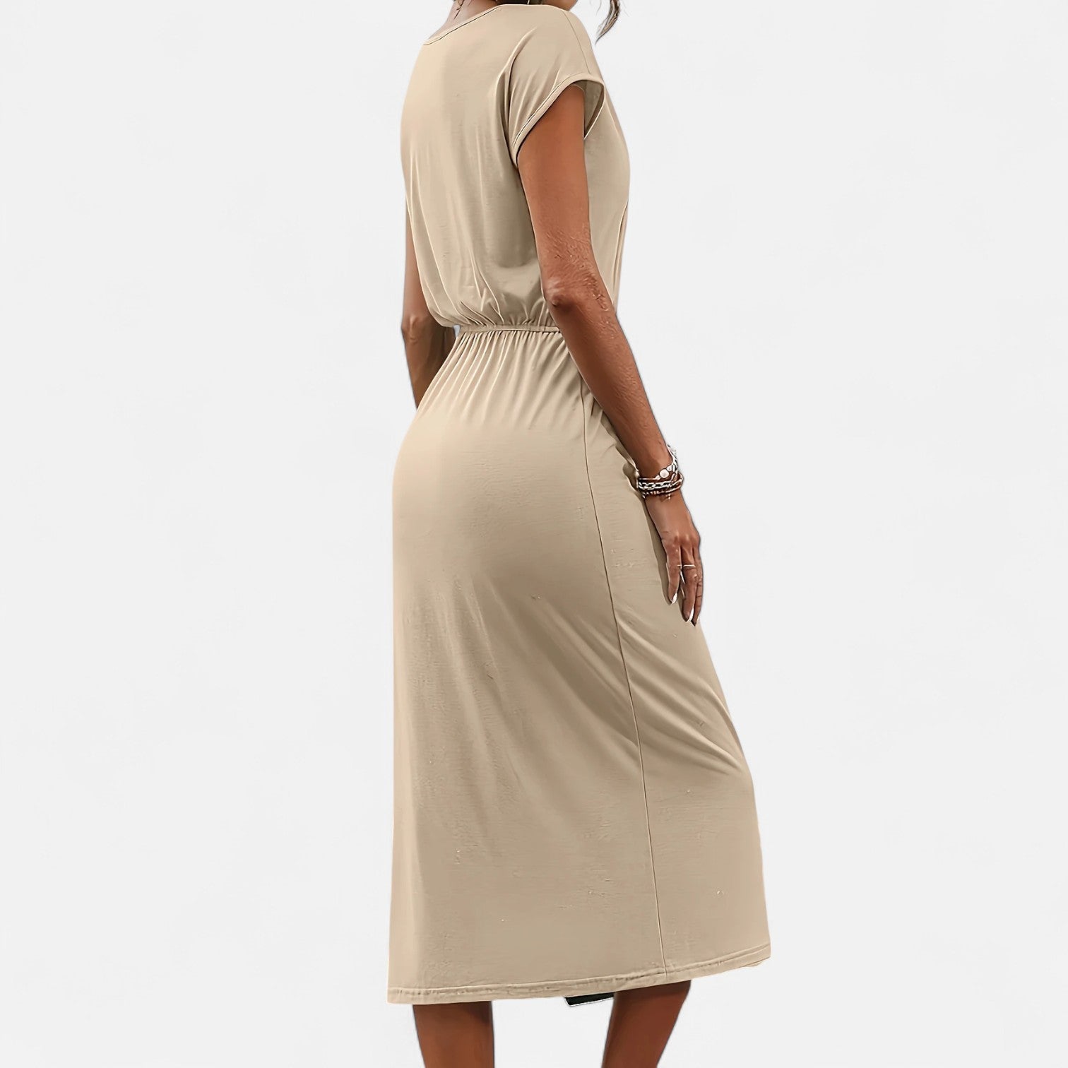 Dorevelle | Women’s White Dress – Heritage Knot Detail