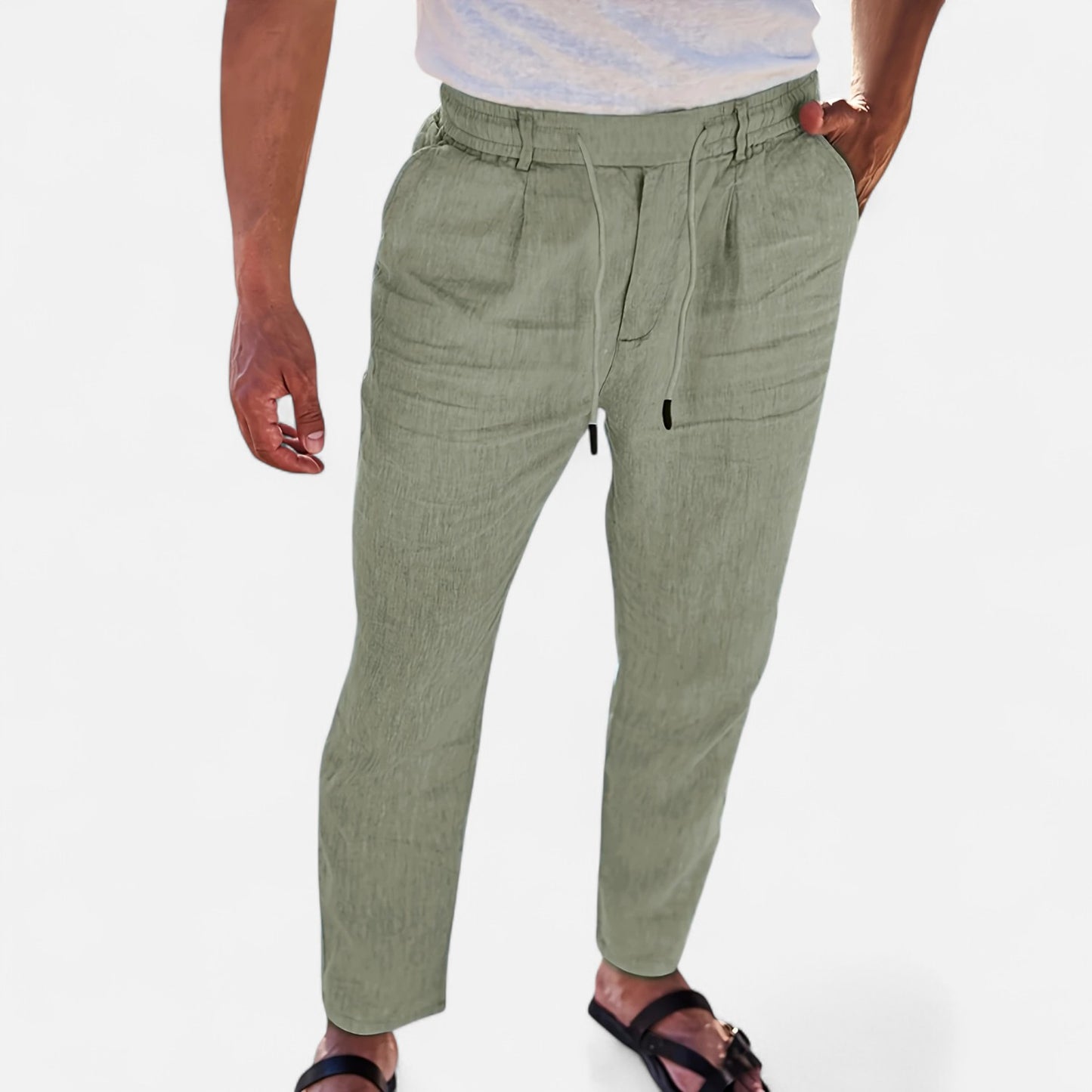 Dorevelle | Men’s Linen Trousers – Heritage Lightweight Fit