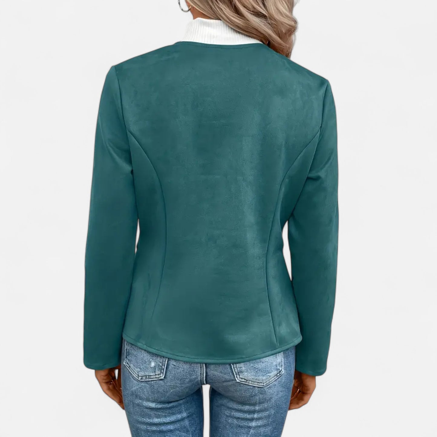 Dorevelle | Women’s Cropped Jacket – Slim Zip-Up Elegance
