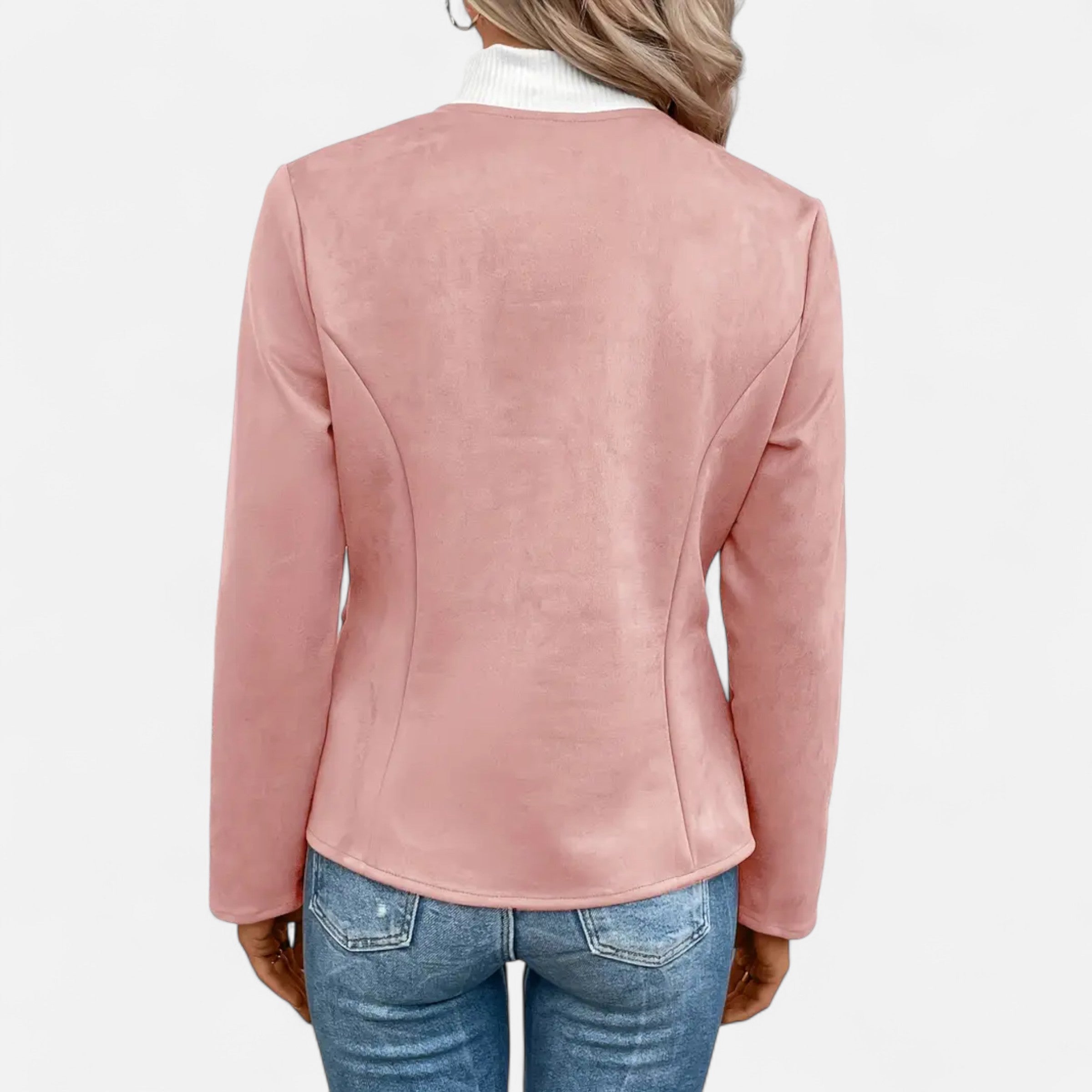 Dorevelle | Women’s Cropped Jacket – Slim Zip-Up Elegance