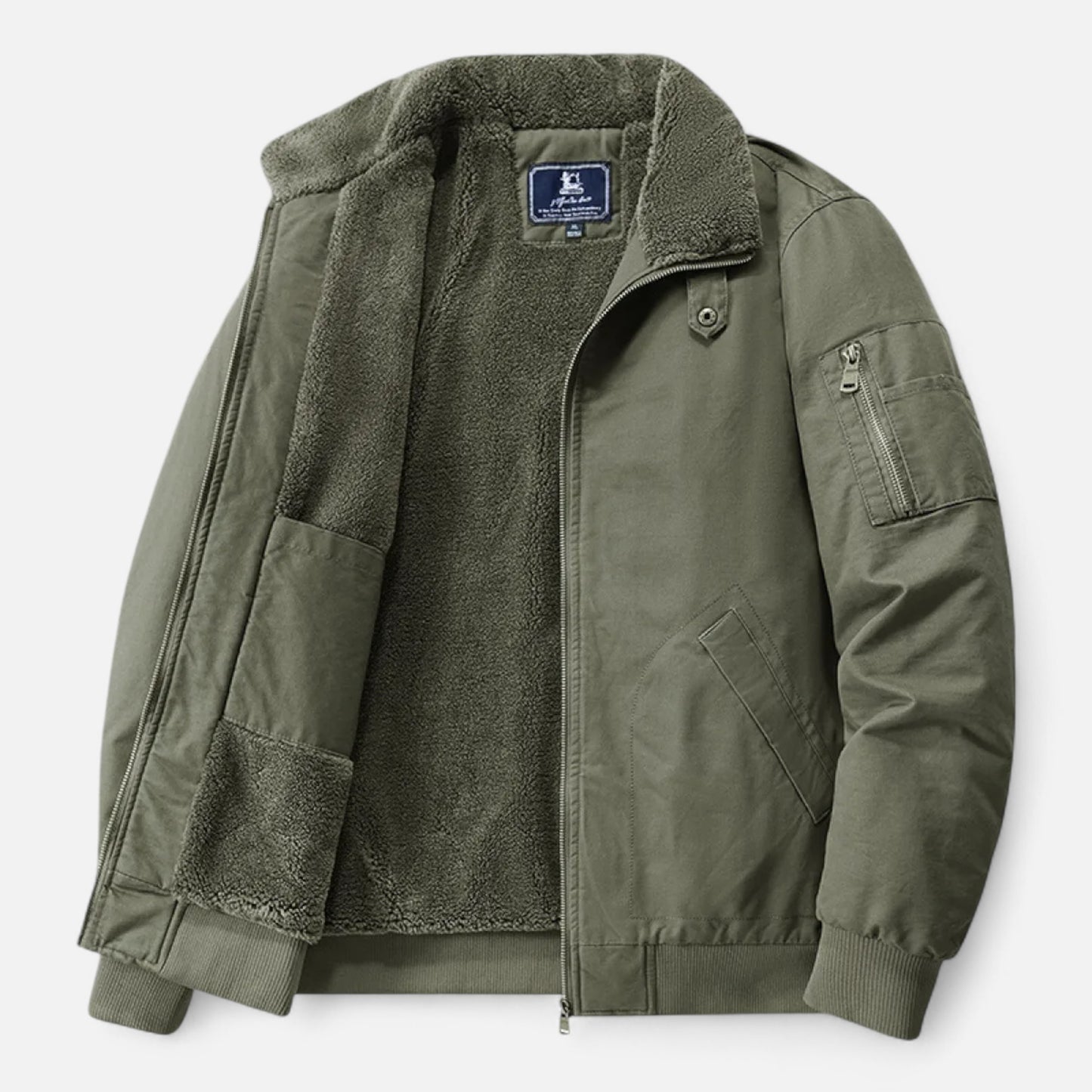Dorevelle | Men’s Casual Jacket – Refined Cotton & Lambswool Blend