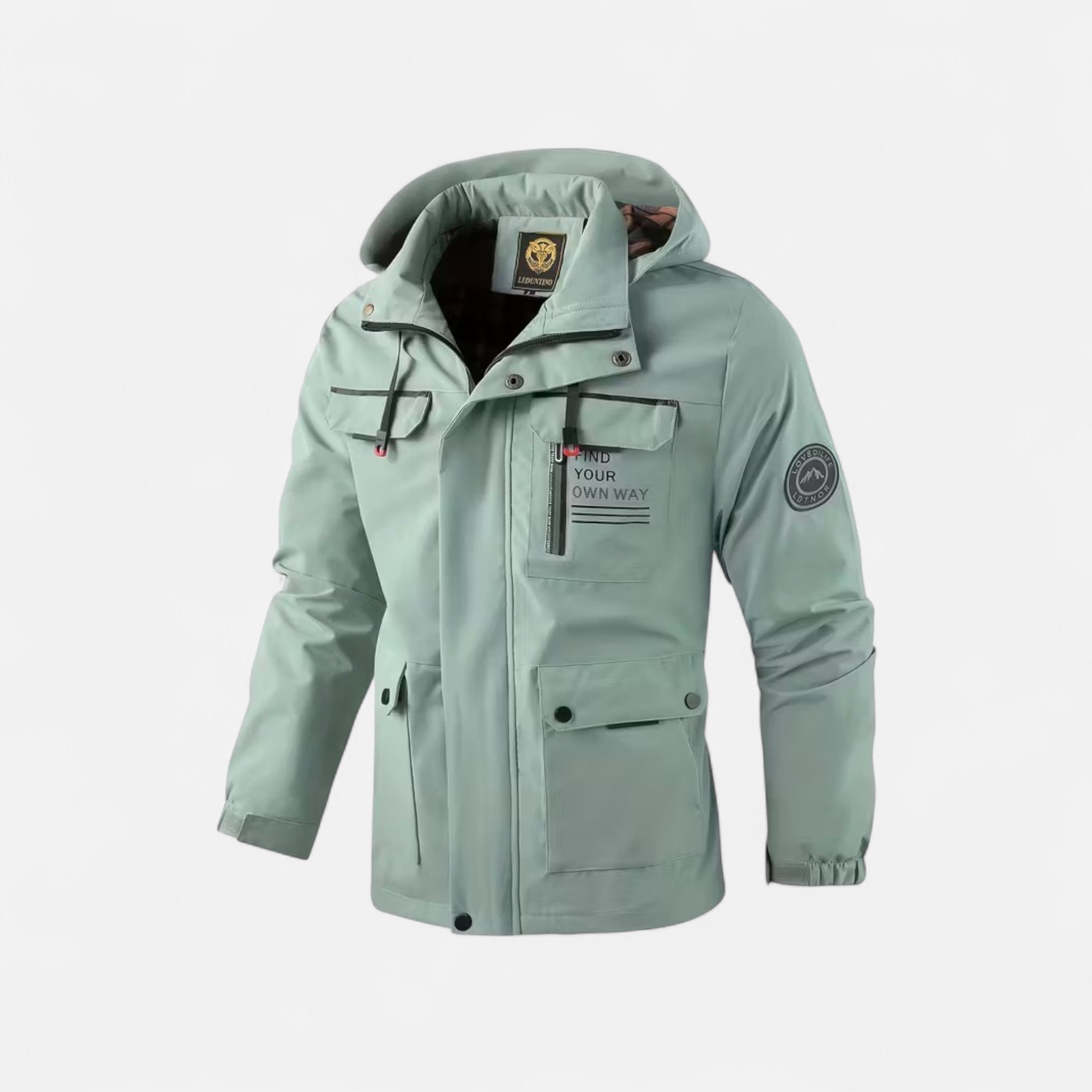 Dorevelle | Men’s Hooded Windbreaker – Lightweight Outdoor Jacket