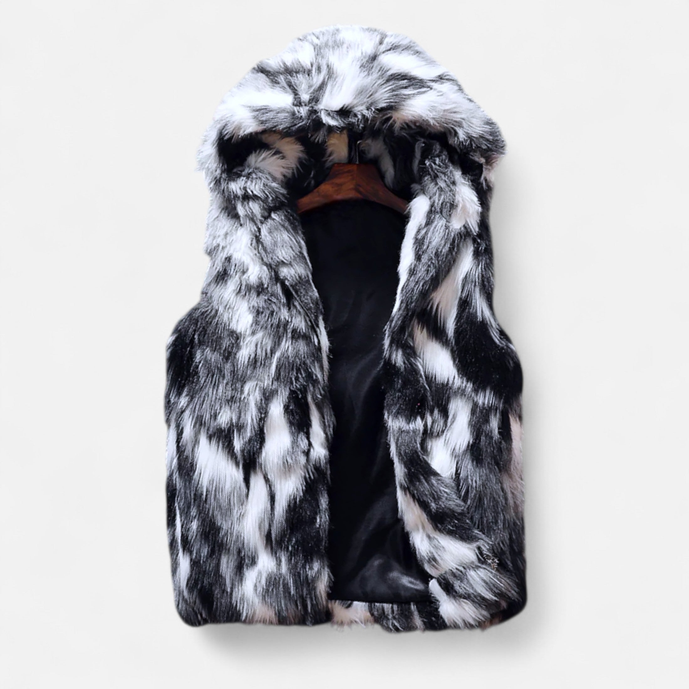 Dorevelle | Men’s Hooded Fur Jacket – Winter Heritage Warmth
