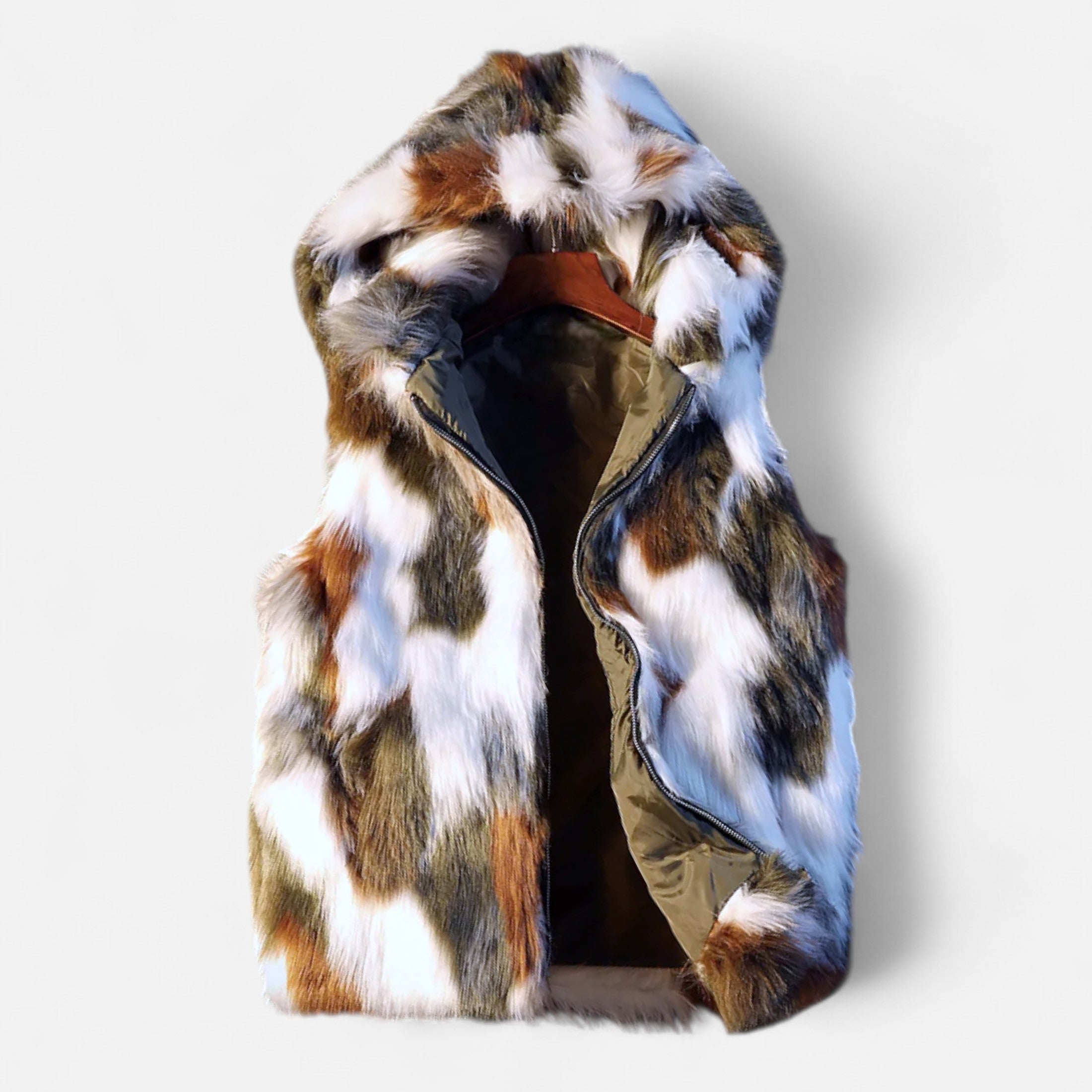 Dorevelle | Men’s Hooded Fur Jacket – Winter Heritage Warmth
