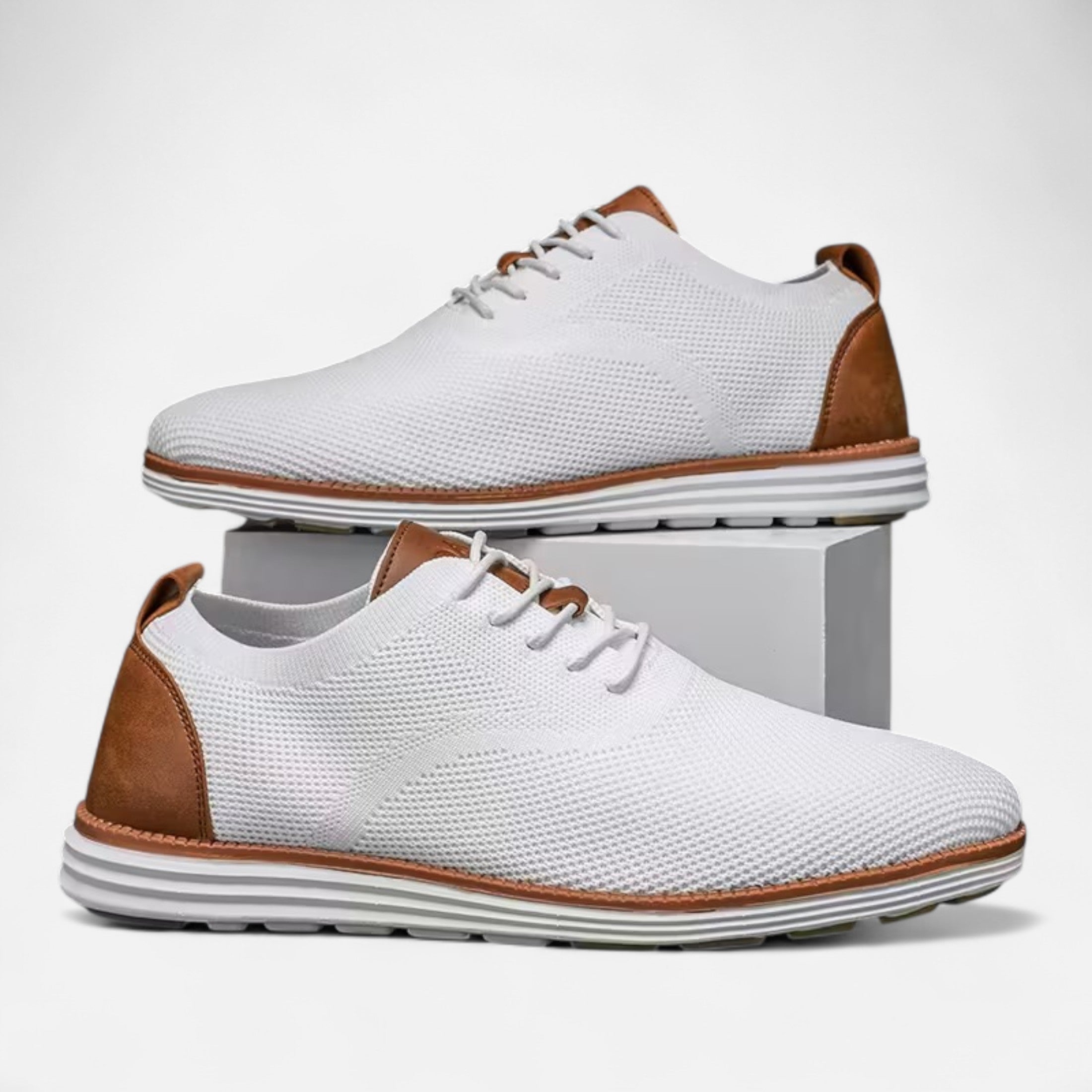 Dorevelle | Men’s Dress Sneakers – Breathable Lace-Up Elegance