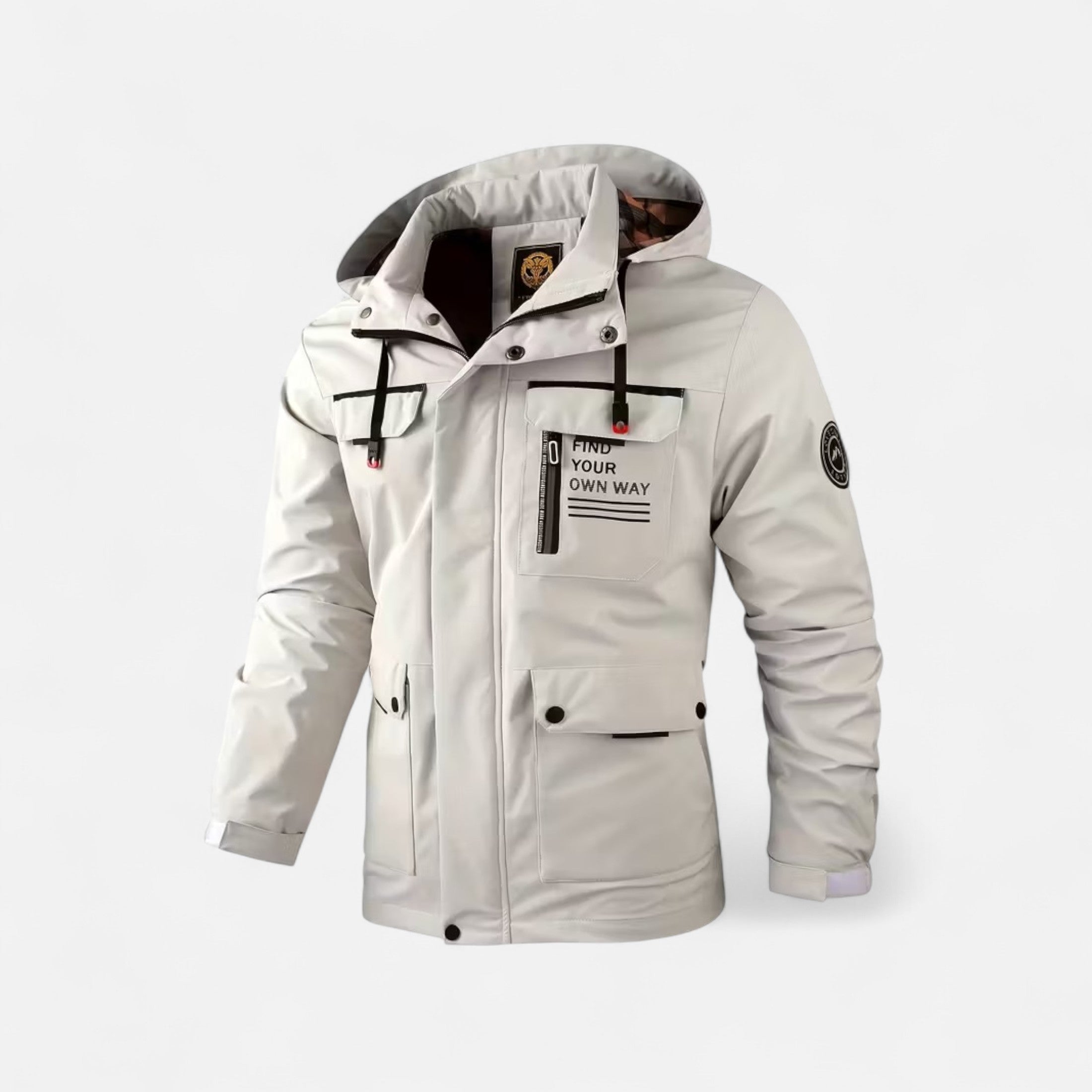 Dorevelle | Men’s Hooded Windbreaker – Lightweight Outdoor Jacket
