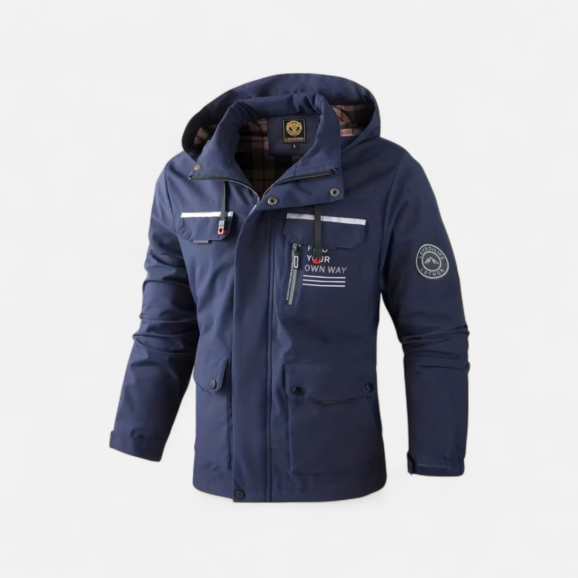 Dorevelle | Men’s Hooded Windbreaker – Lightweight Outdoor Jacket