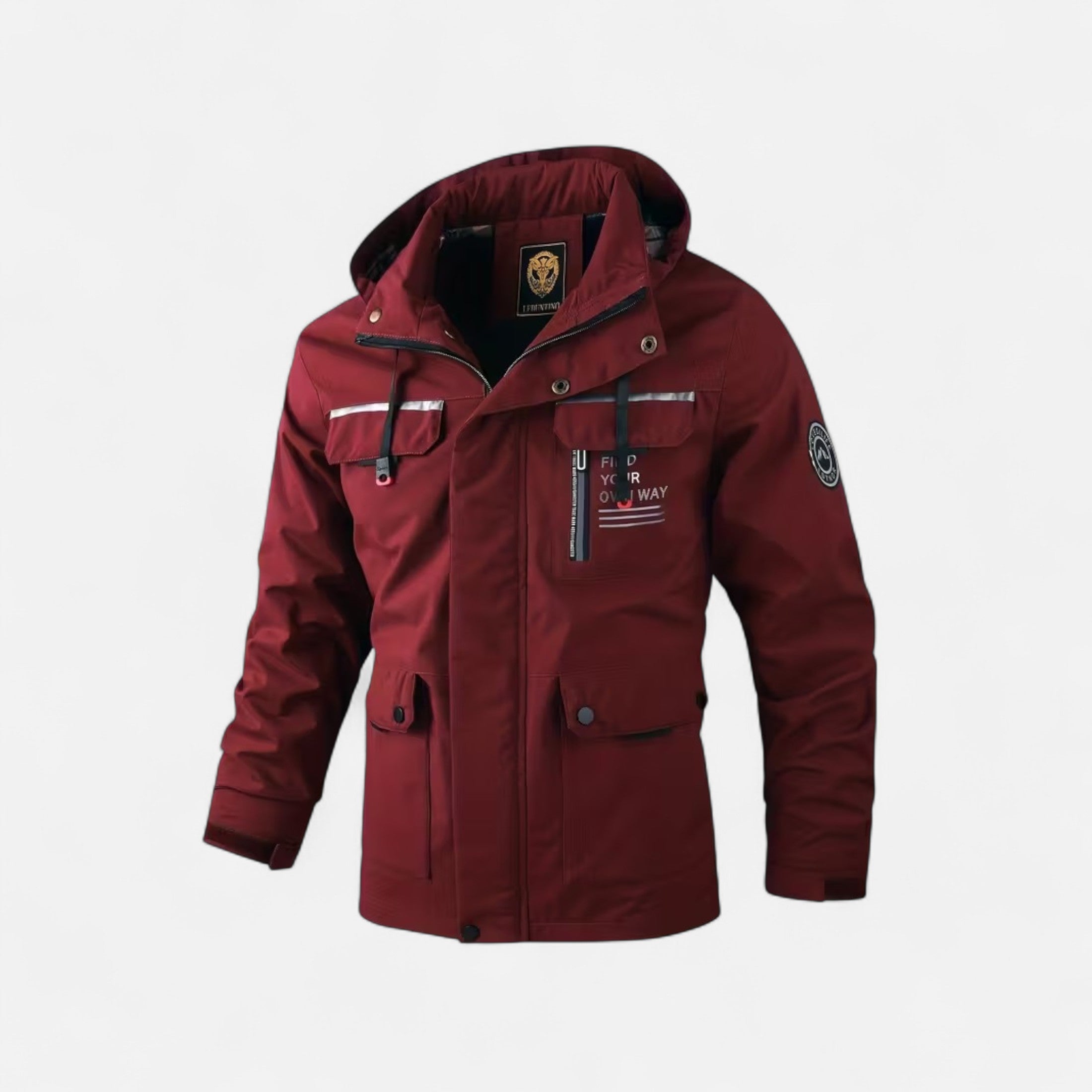 Dorevelle | Men’s Hooded Windbreaker – Lightweight Outdoor Jacket