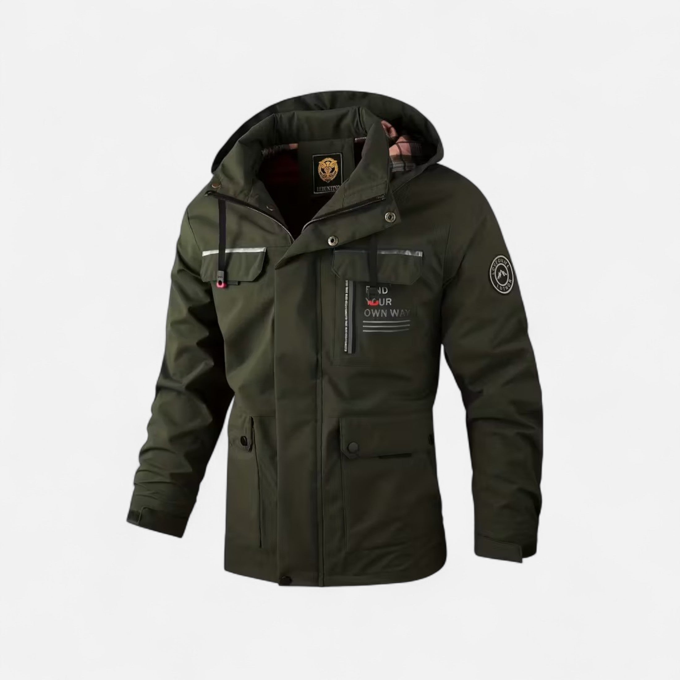 Dorevelle | Men’s Hooded Windbreaker – Lightweight Outdoor Jacket