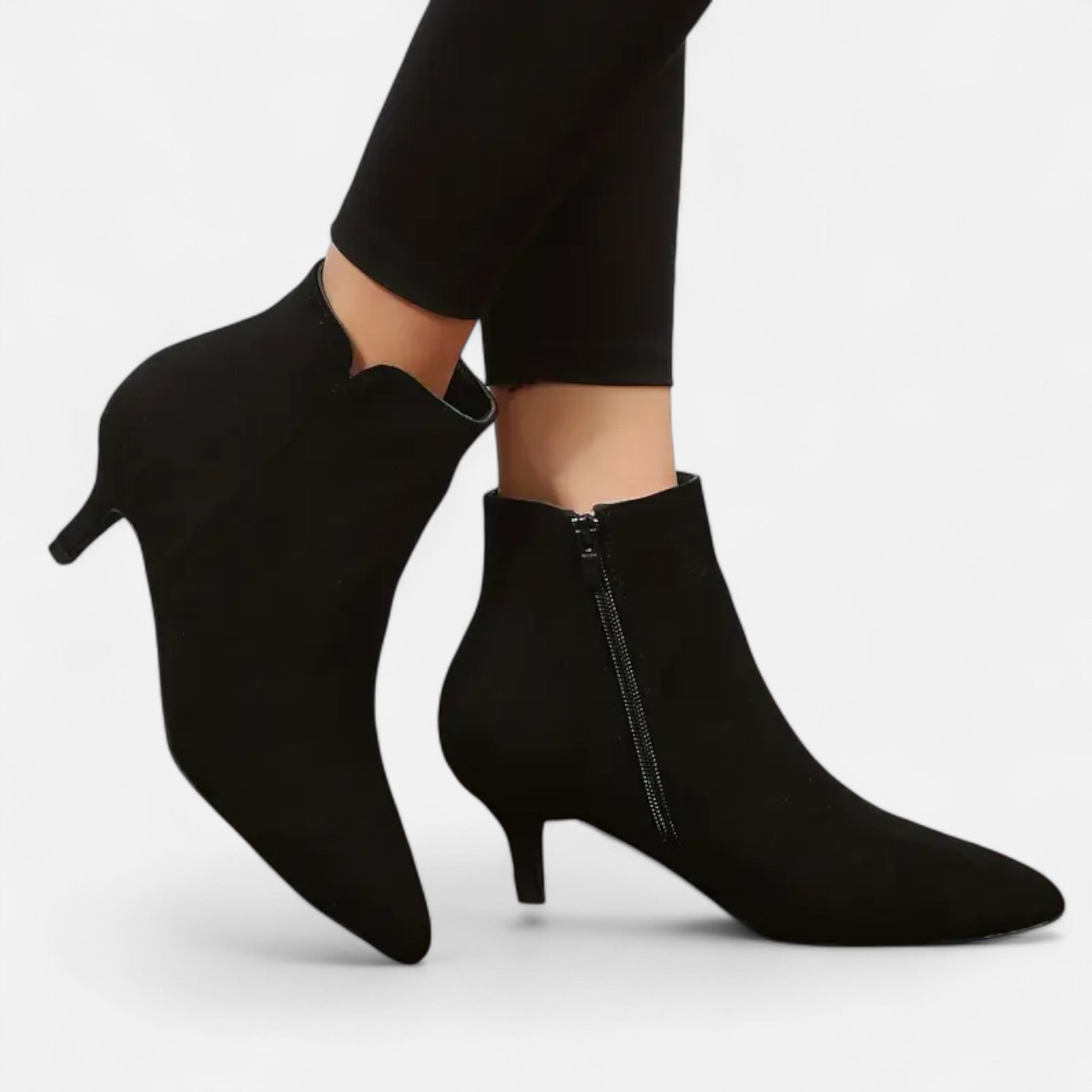 Dorevelle | Women’s High Heel Boots – Refined Side-Zip Style