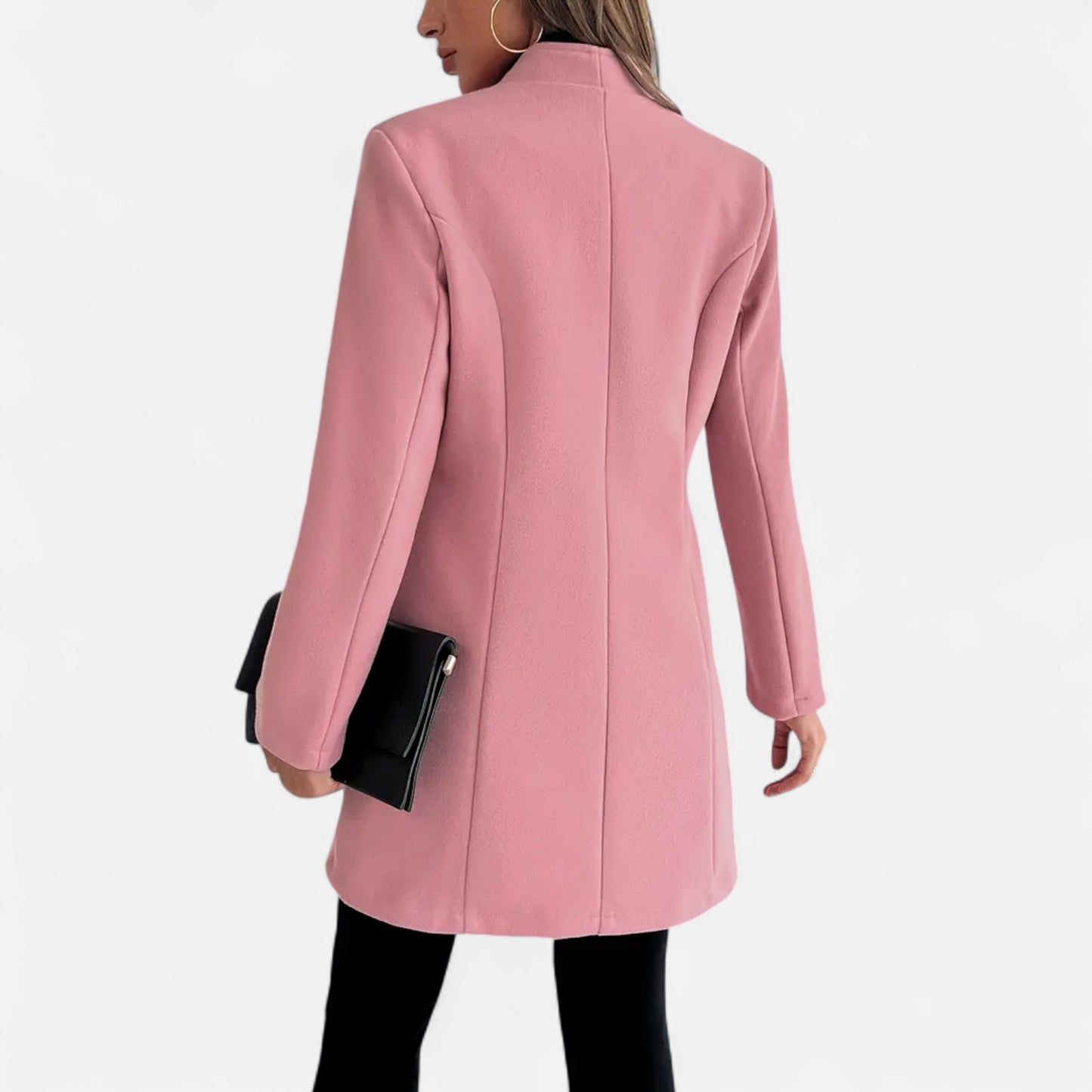 Dorevelle | Women’s Long Coat – Refined Raglan Sleeve Design