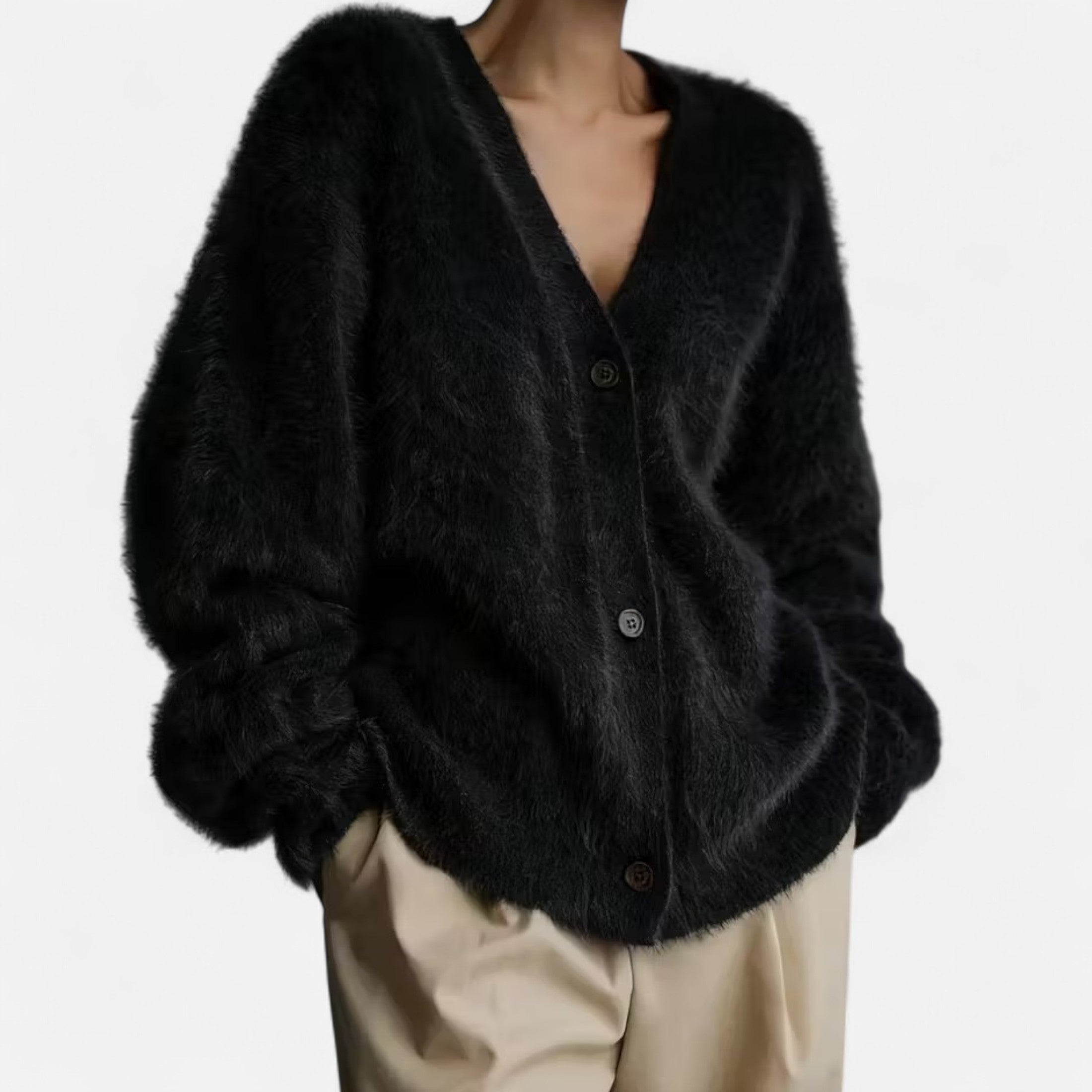 Dorevelle | Women’s Soft V-Neck Cardigan