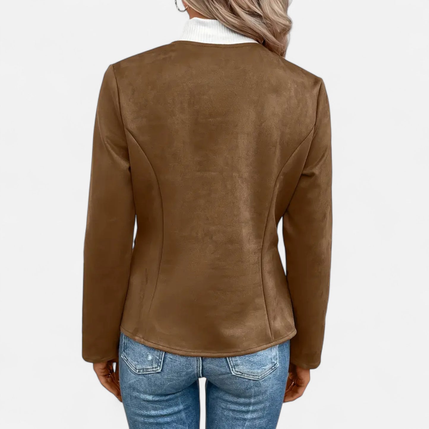 Dorevelle | Women’s Cropped Jacket – Slim Zip-Up Elegance
