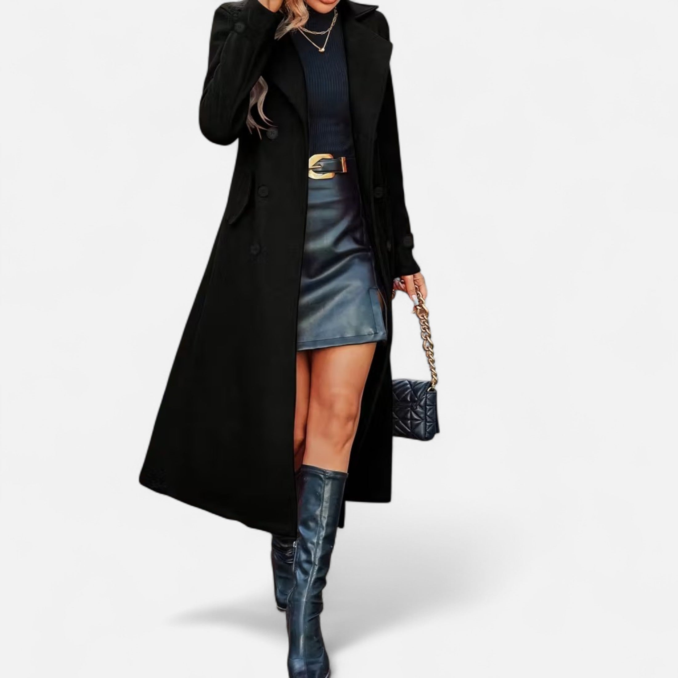 Dorevelle | Women’s Long Coat – Elegant Seasonal Outerwear