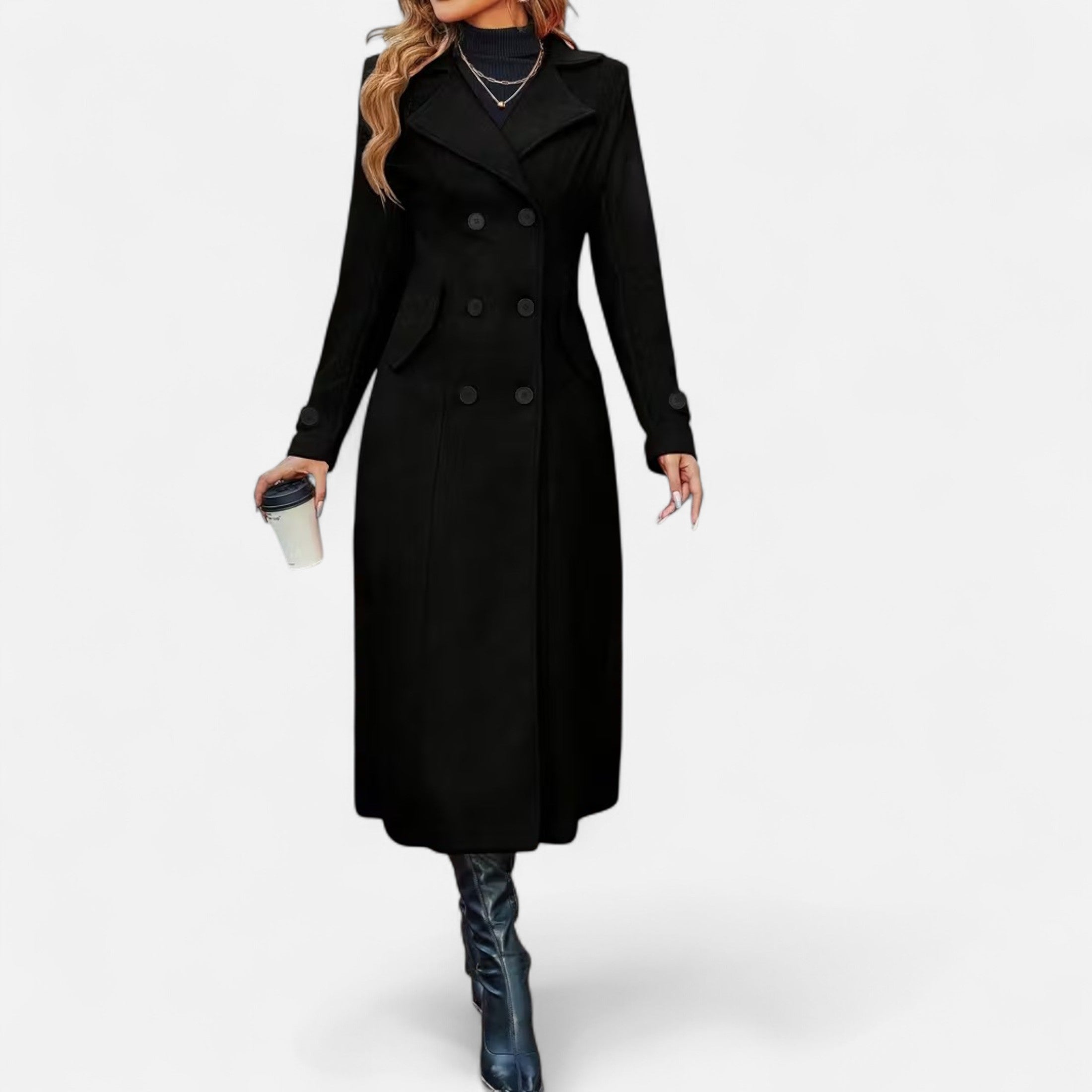 Dorevelle | Women’s Long Coat – Elegant Seasonal Outerwear