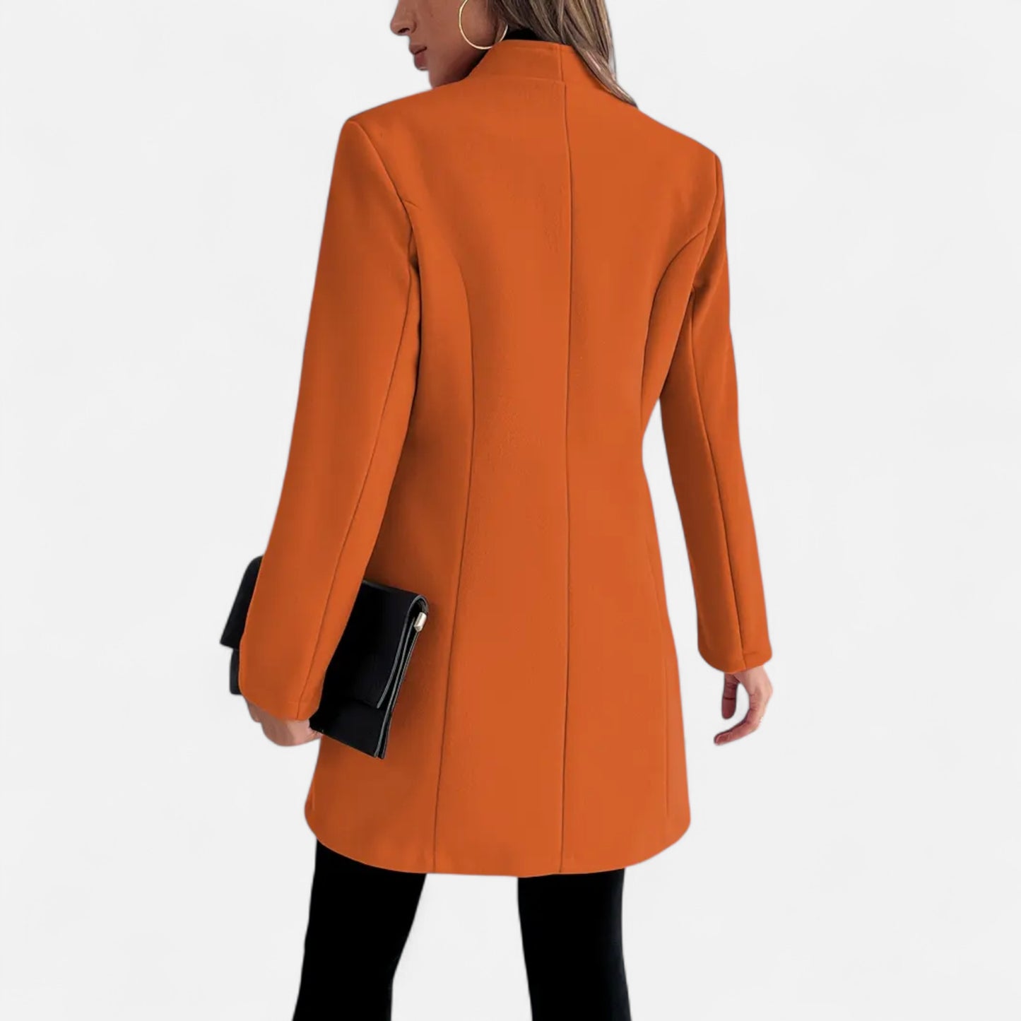 Dorevelle | Women’s Long Coat – Refined Raglan Sleeve Design