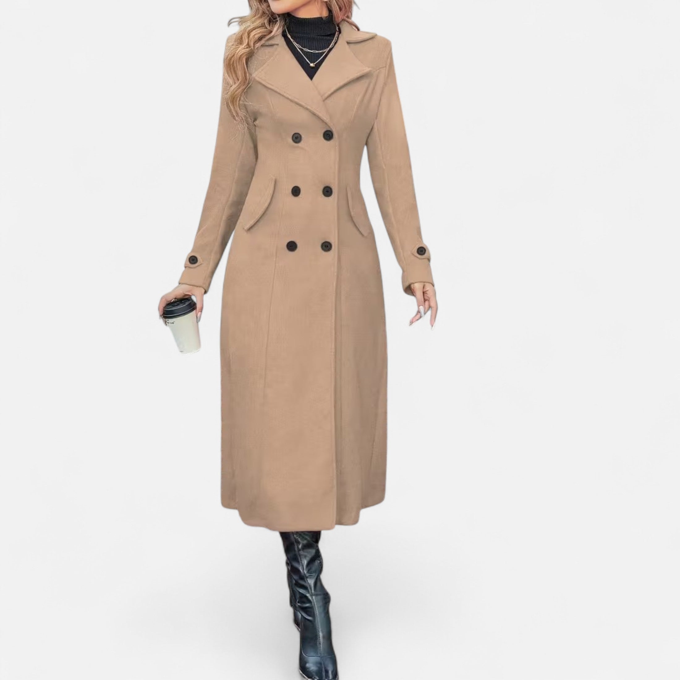 Dorevelle | Women’s Long Coat – Elegant Seasonal Outerwear