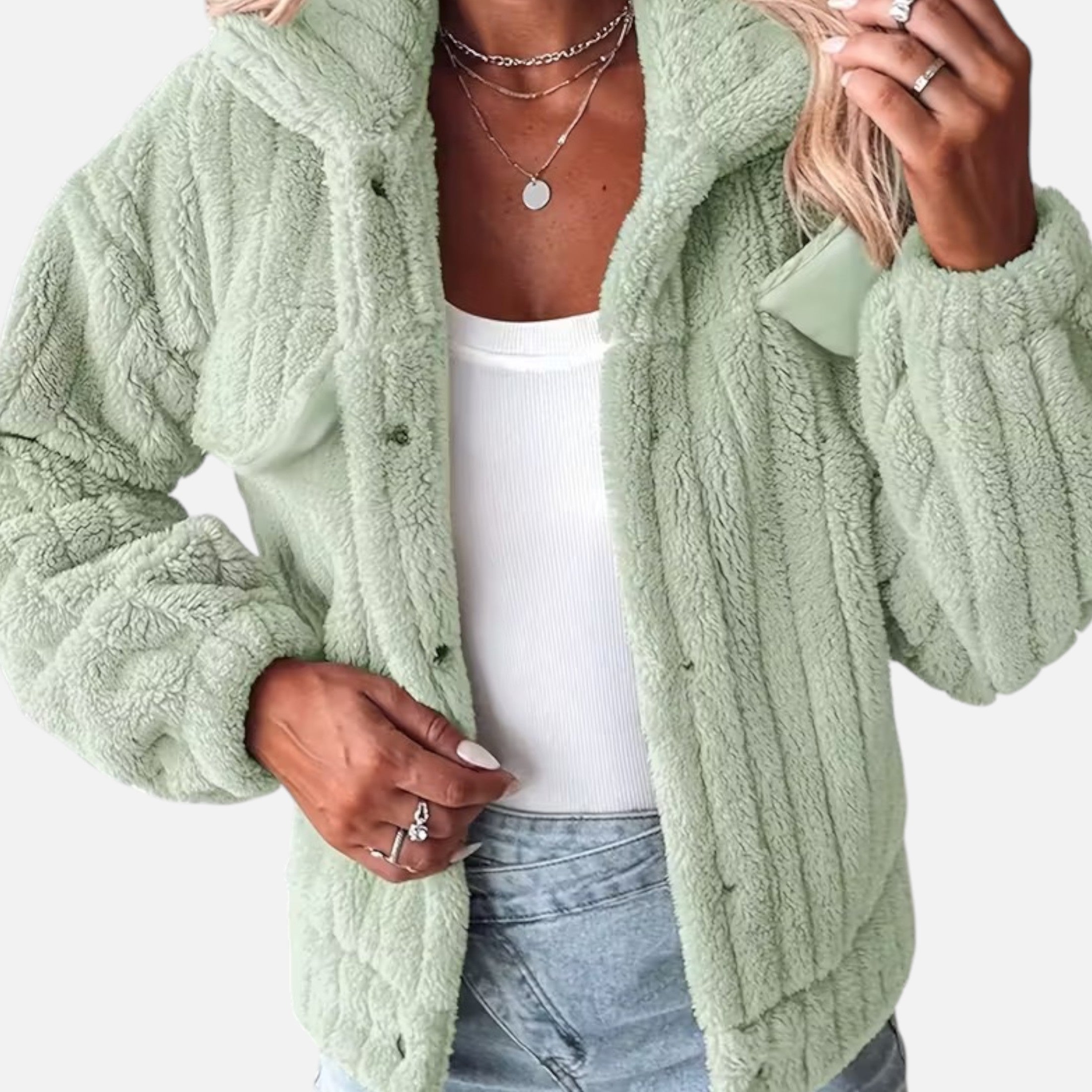 Dorevelle | Women’s Plush Casual Jacket