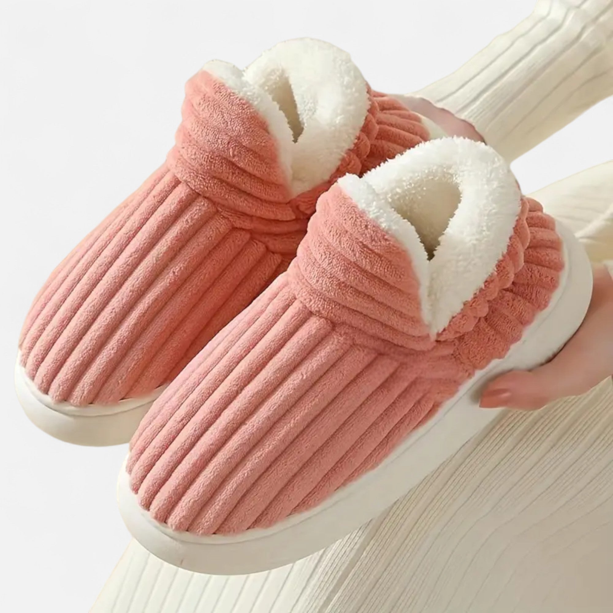 Dorevelle | Women’s Plush Slipper Boots – Autumn & Winter Cozy Comfort