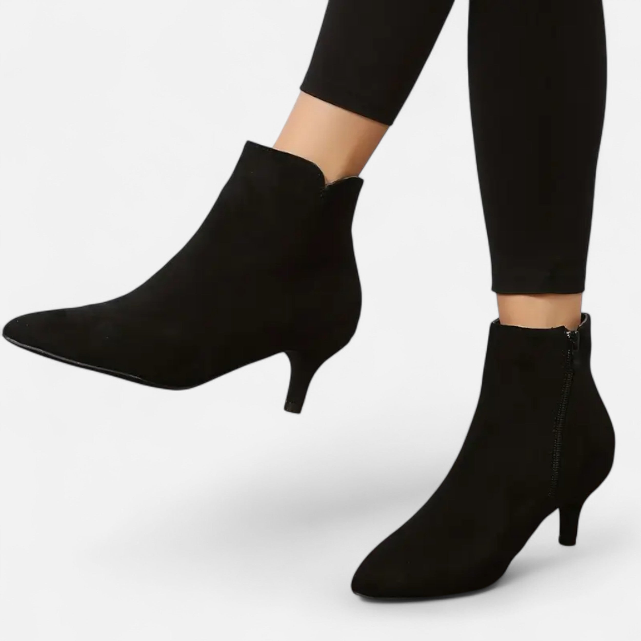 Dorevelle | Women’s High Heel Boots – Refined Side-Zip Style