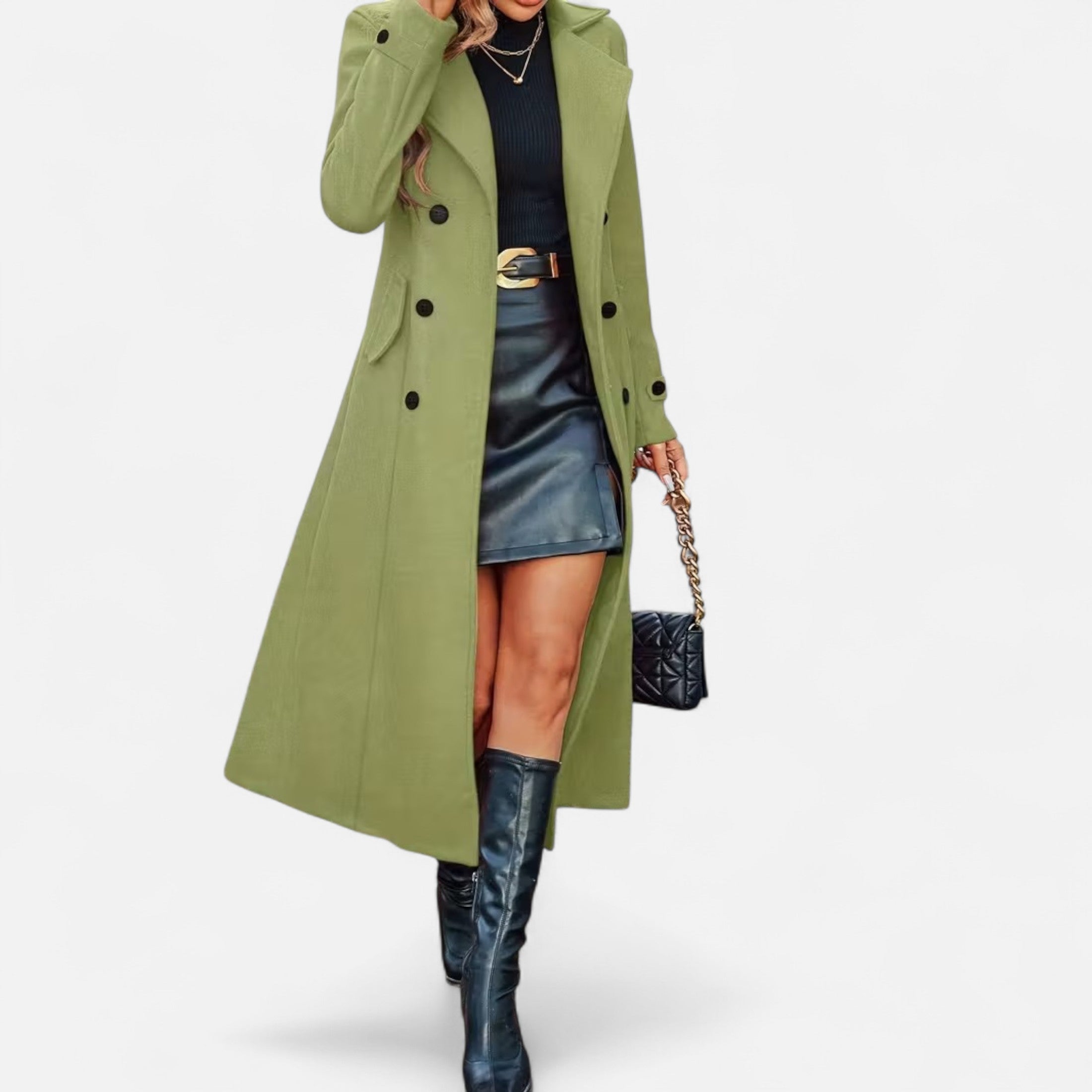 Dorevelle | Women’s Long Coat – Elegant Seasonal Outerwear