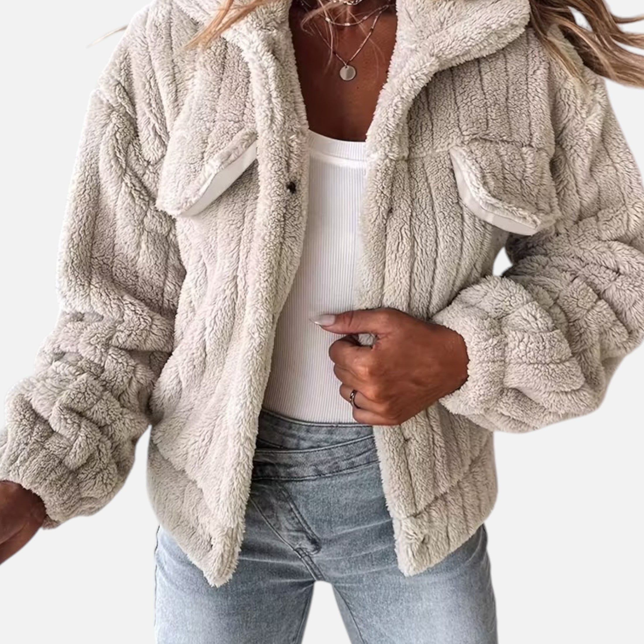 Dorevelle | Women’s Plush Casual Jacket