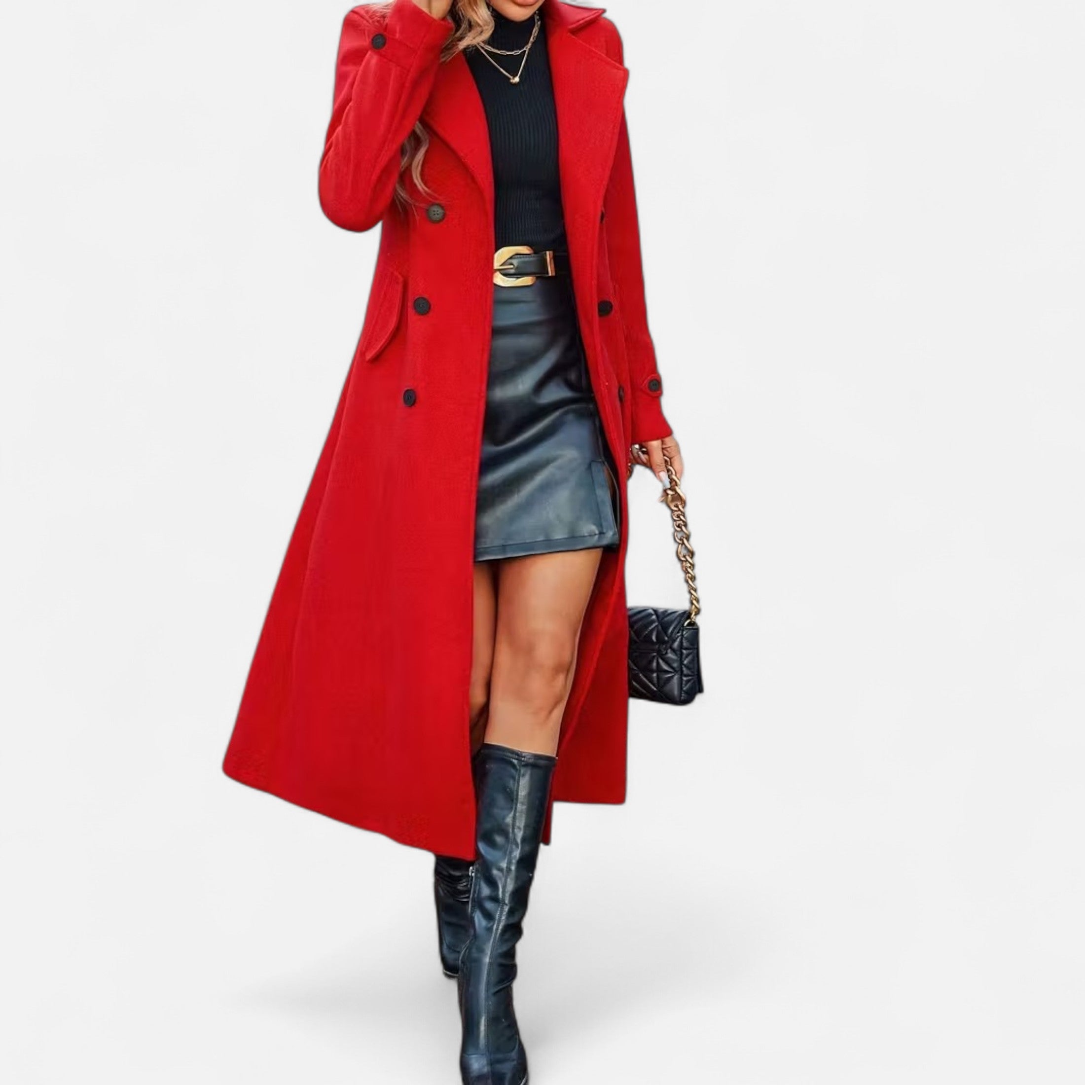 Dorevelle | Women’s Long Coat – Elegant Seasonal Outerwear