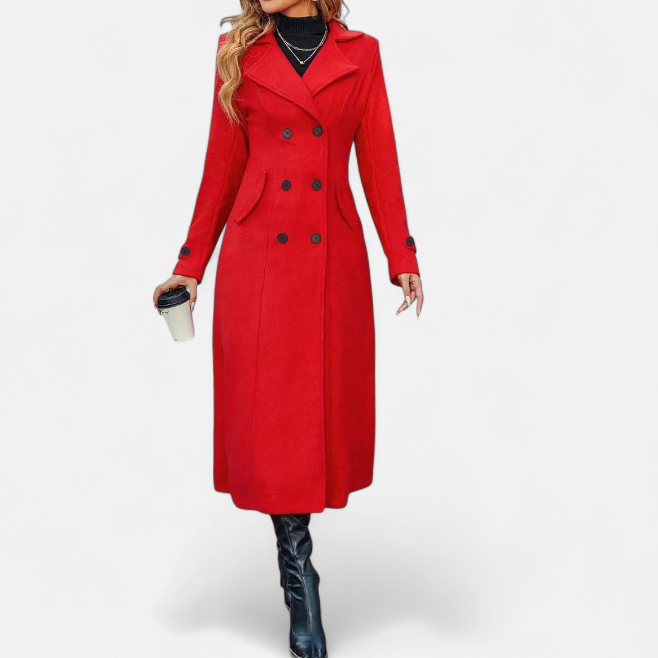Dorevelle | Women’s Long Coat – Elegant Seasonal Outerwear