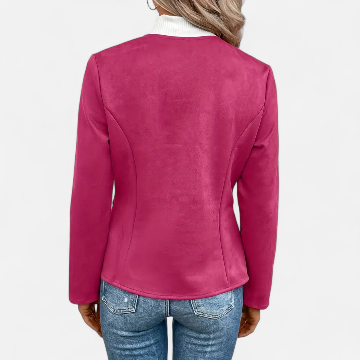 Dorevelle | Women’s Cropped Jacket – Slim Zip-Up Elegance