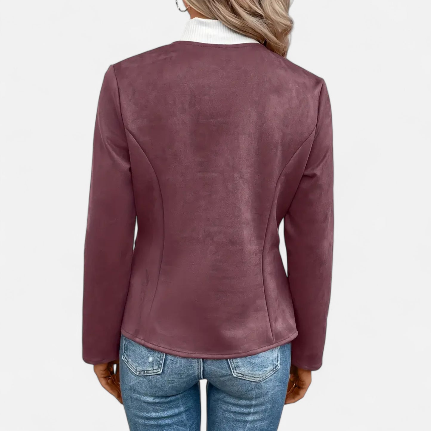 Dorevelle | Women’s Cropped Jacket – Slim Zip-Up Elegance