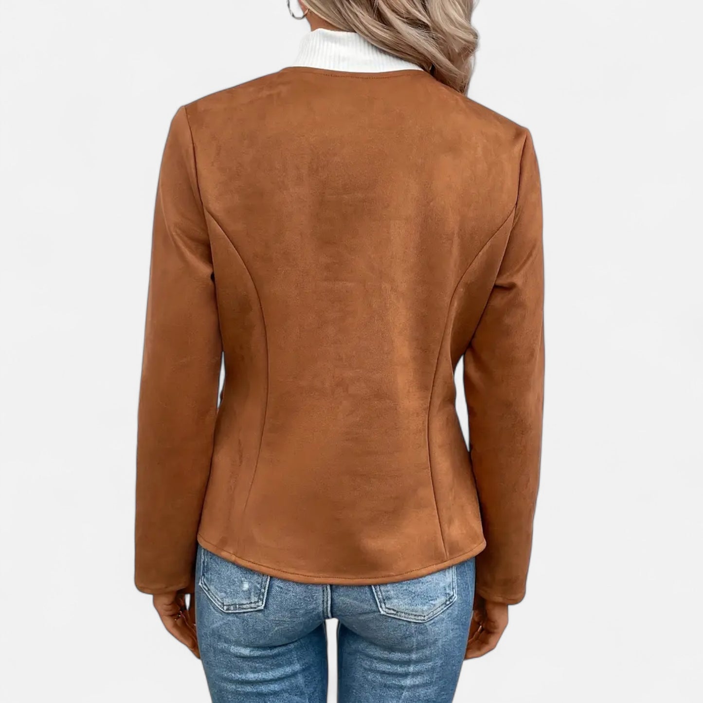Dorevelle | Women’s Cropped Jacket – Slim Zip-Up Elegance
