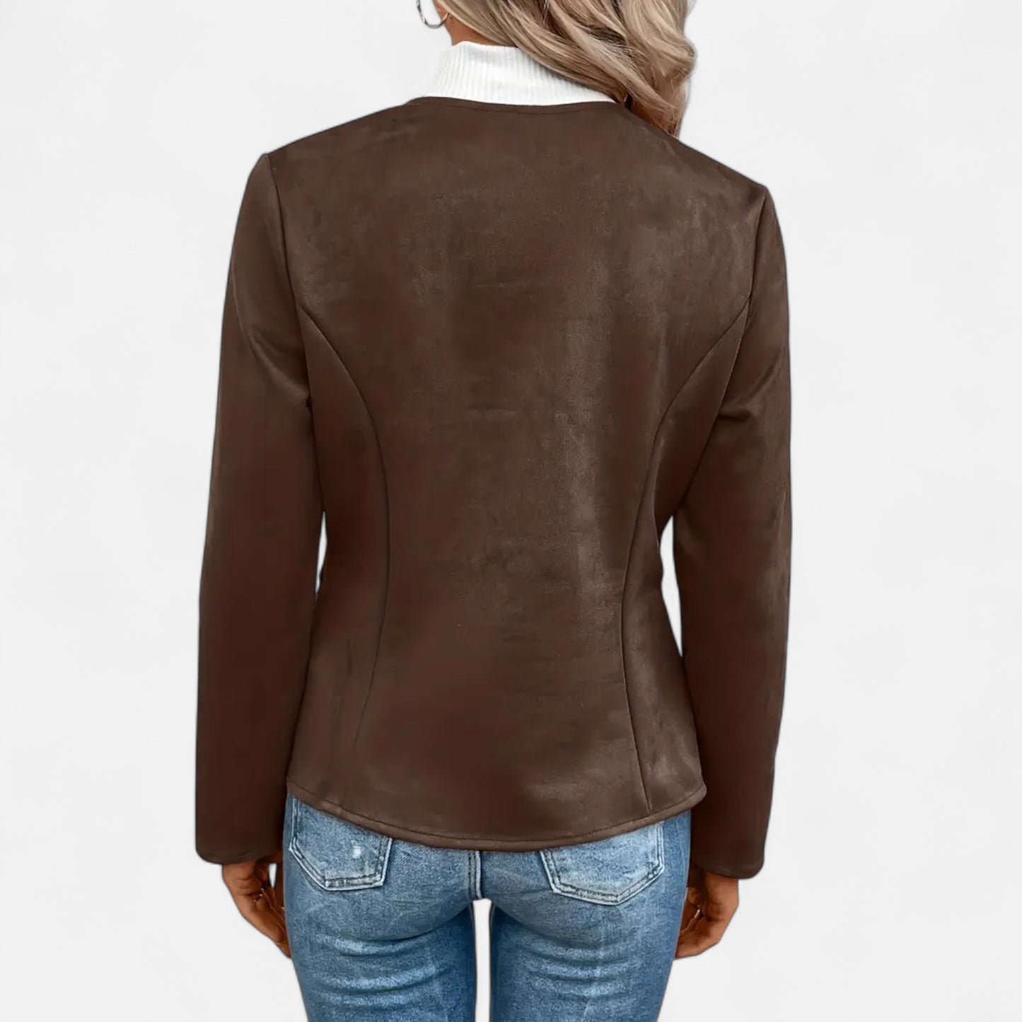 Dorevelle | Women’s Cropped Jacket – Slim Zip-Up Elegance