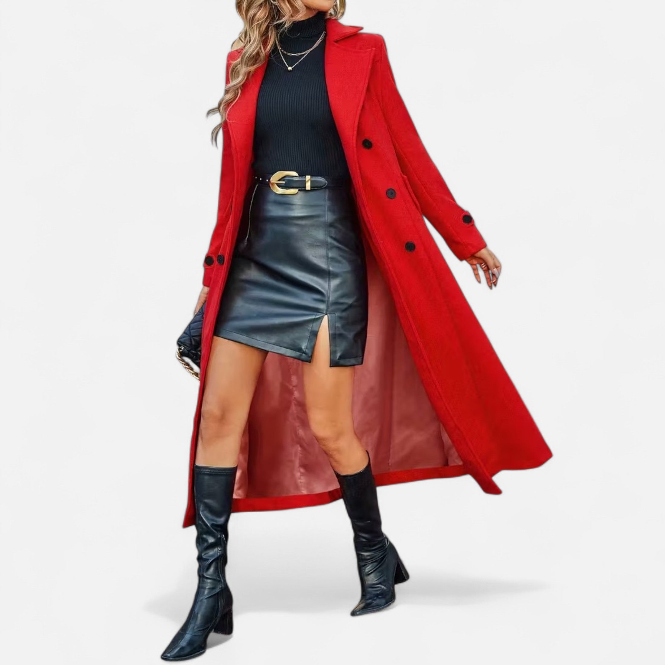 Dorevelle | Women’s Long Coat – Elegant Seasonal Outerwear