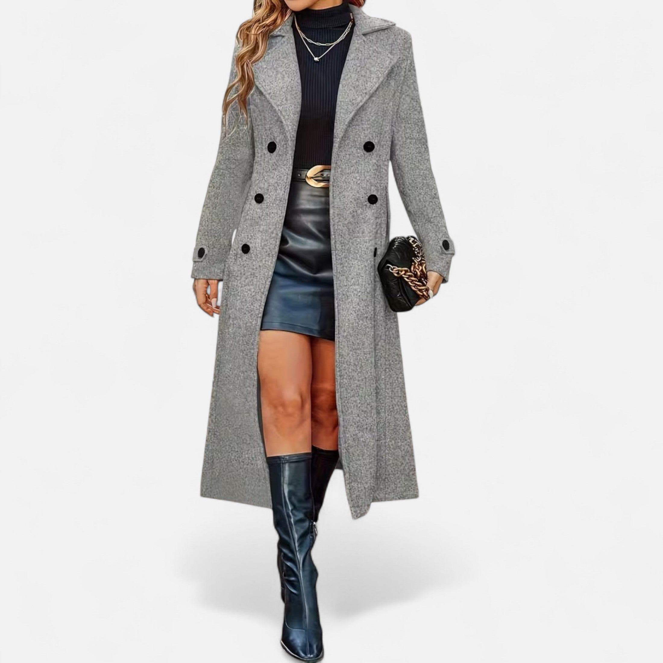 Dorevelle | Women’s Long Coat – Elegant Seasonal Outerwear