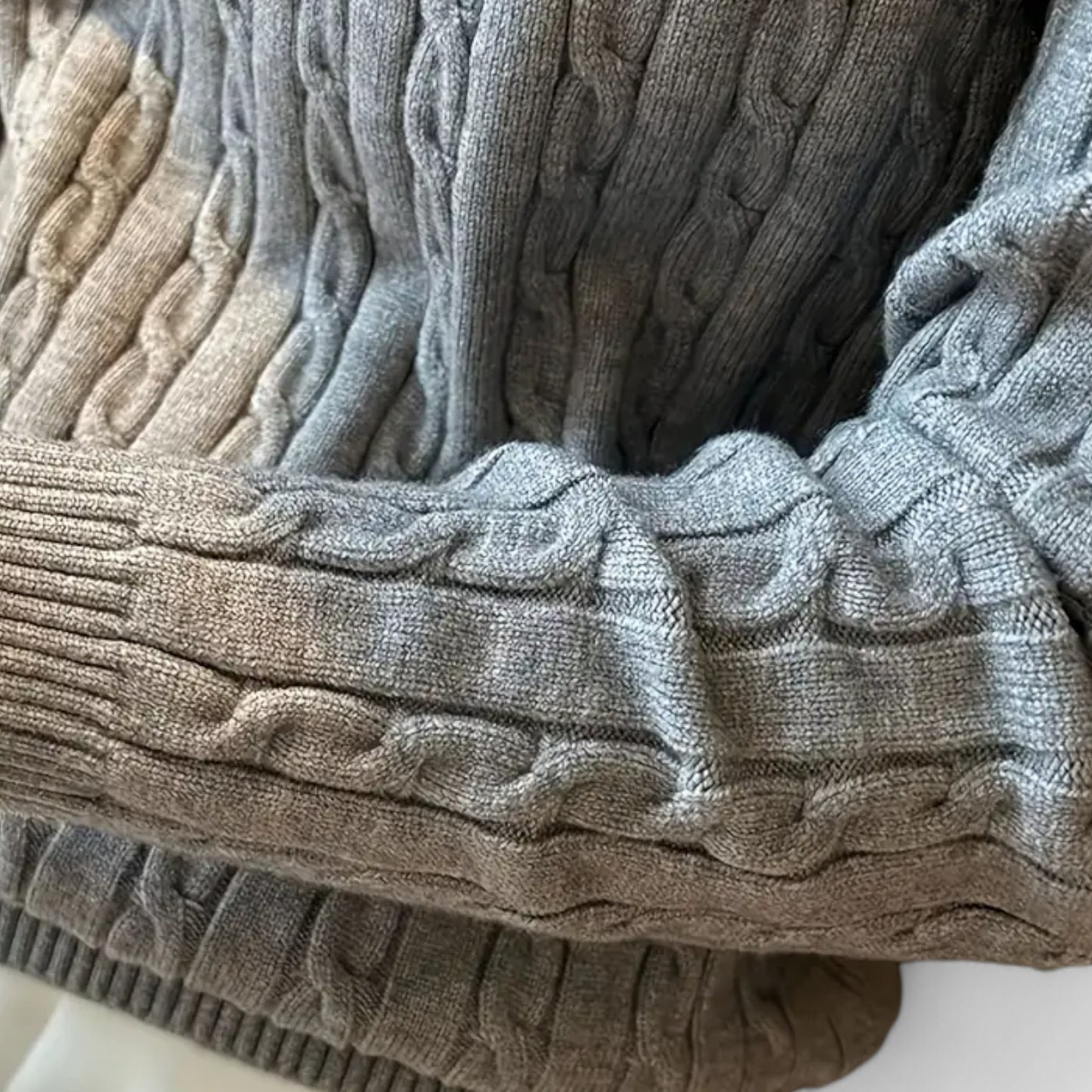 Dorevelle | Men’s Cable Knit Sweater – Heritage Crew Neck
