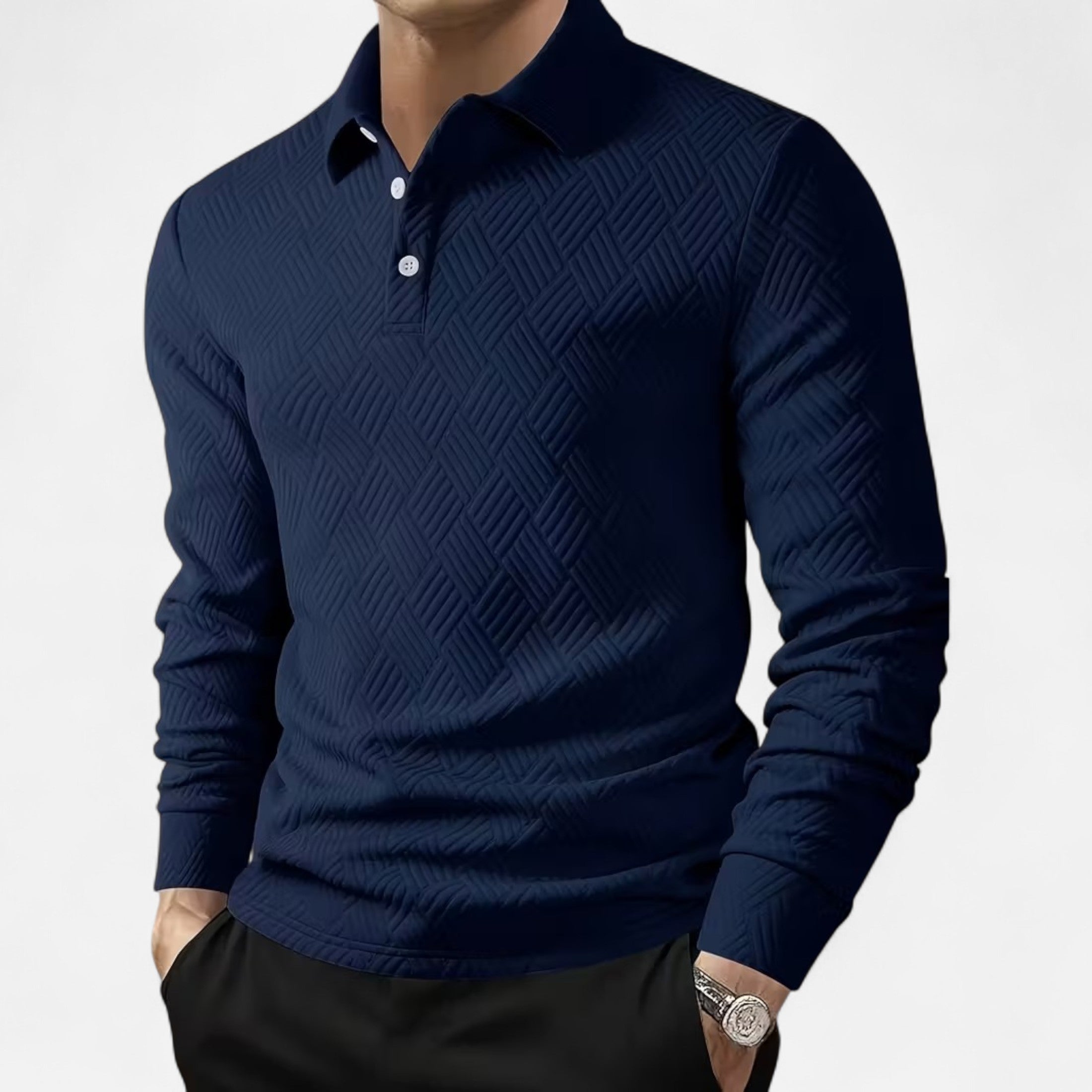 Dorevelle | Men’s Long Sleeve Polo Shirt