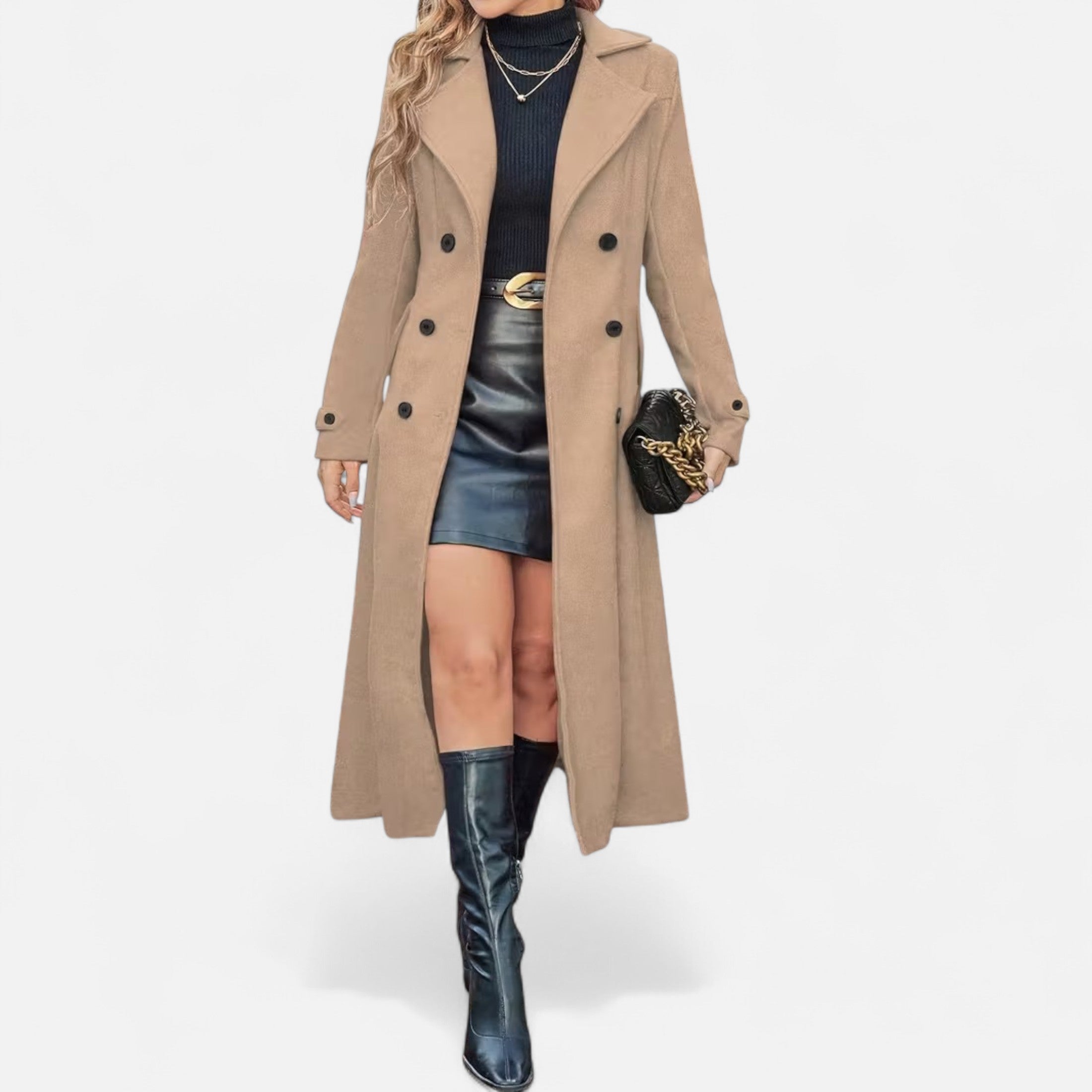Dorevelle | Women’s Long Coat – Elegant Seasonal Outerwear