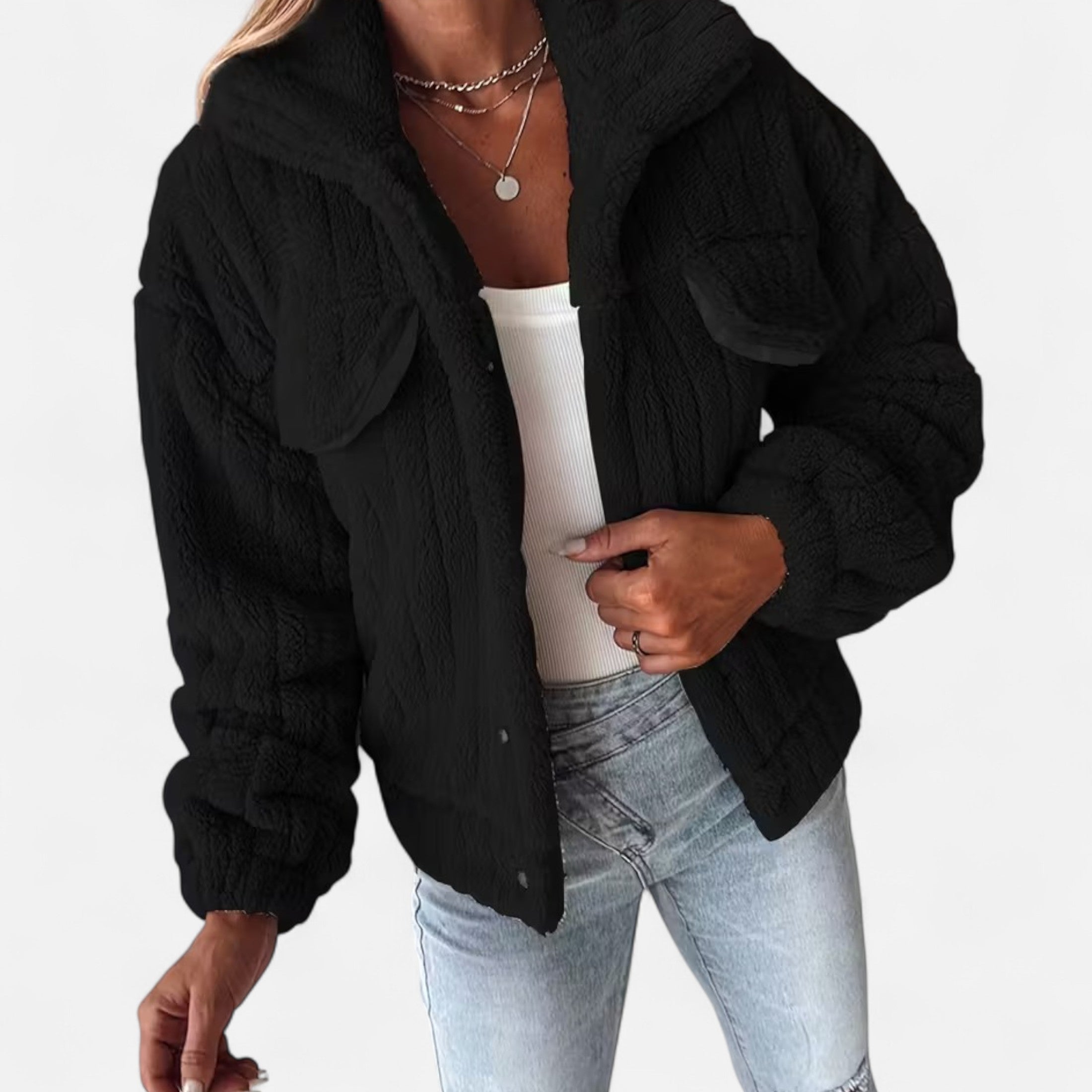 Dorevelle | Women’s Plush Casual Jacket