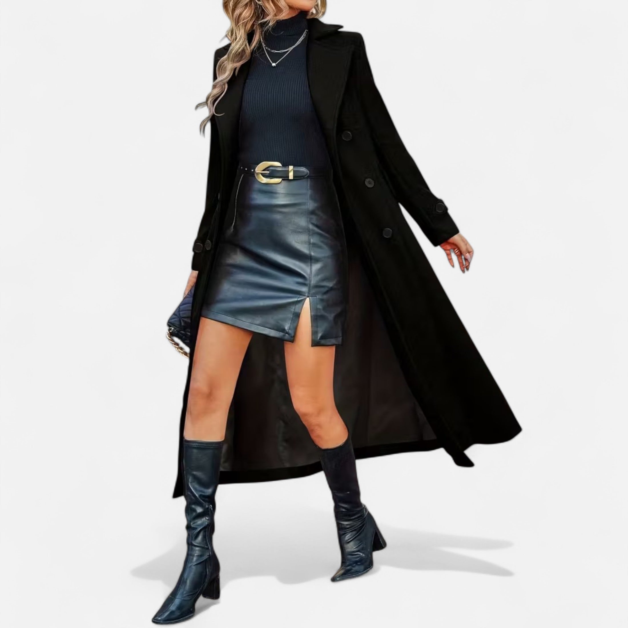 Dorevelle | Women’s Long Coat – Elegant Seasonal Outerwear