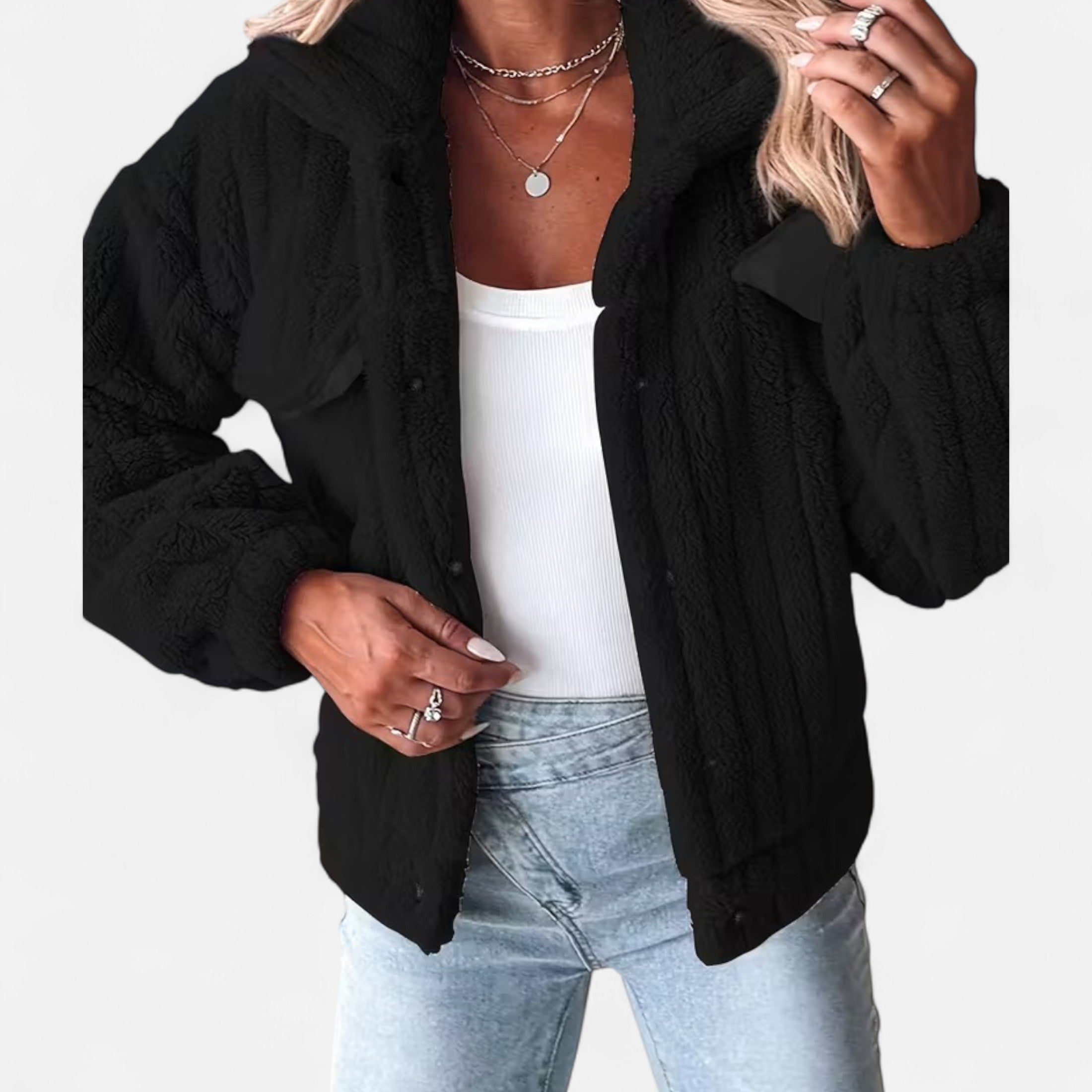 Dorevelle | Women’s Plush Casual Jacket