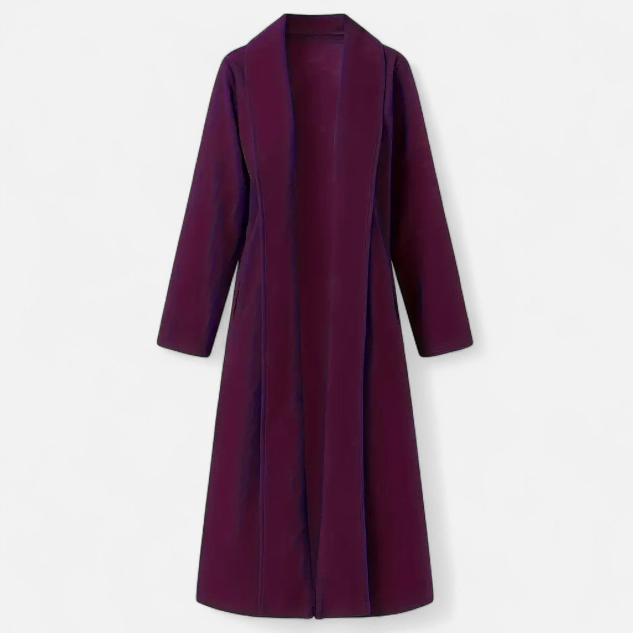 Dorevelle | Women’s Plus Size Overcoat - Lapel Collar Elegance