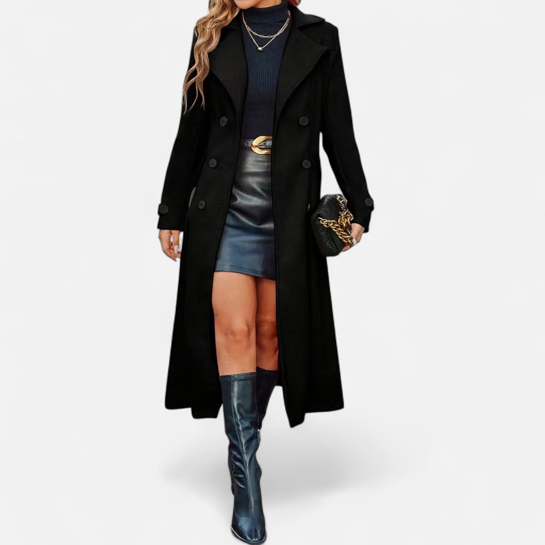 Dorevelle | Women’s Long Coat – Elegant Seasonal Outerwear