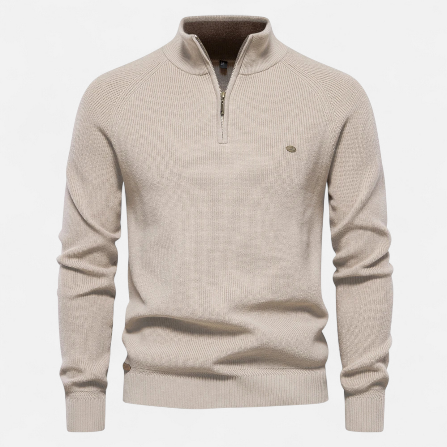 Dorevelle | Men’s Cotton Zip Sweater – Refined Knitwear for the Season
