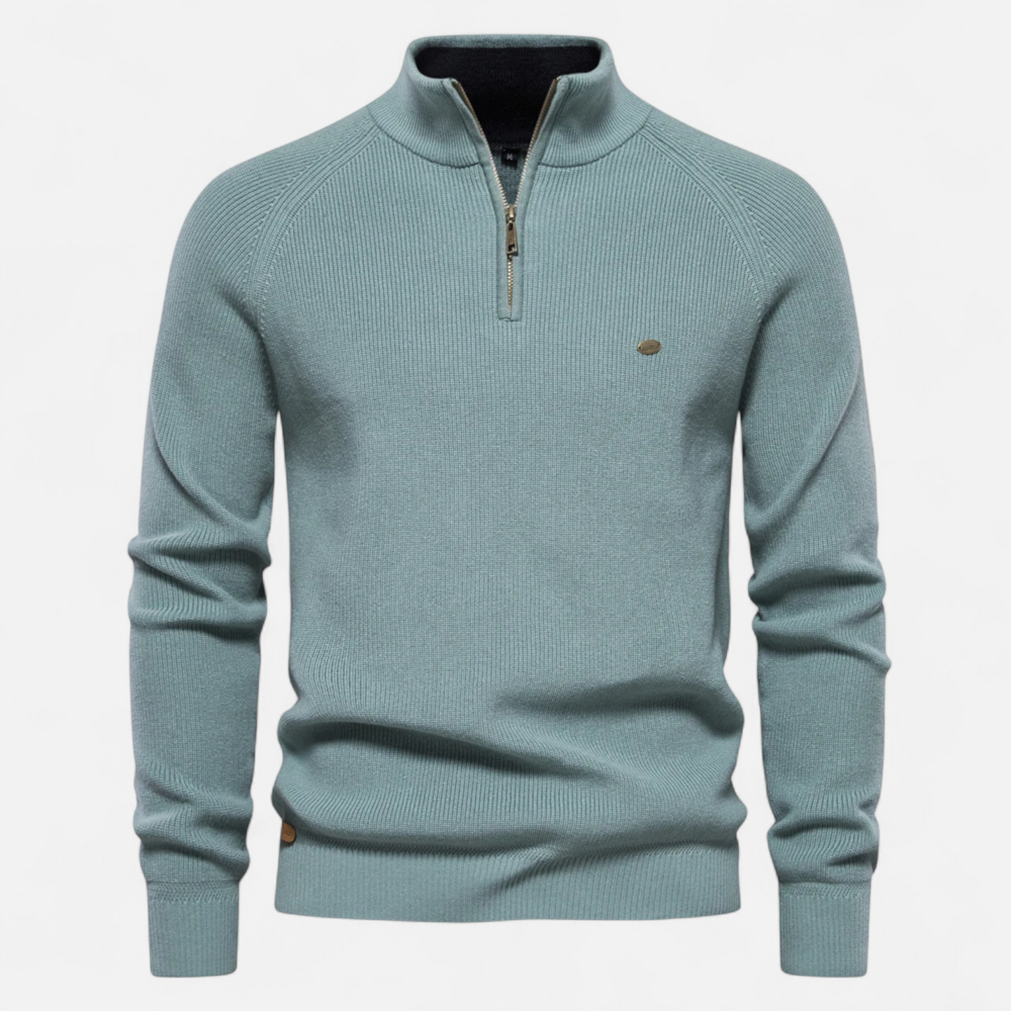 Dorevelle | Men’s Cotton Zip Sweater – Refined Knitwear for the Season