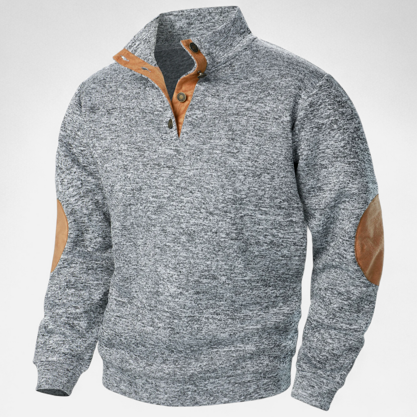 Dorevelle | Men’s Knitted Sweater – Stand Collar Heritage Style
