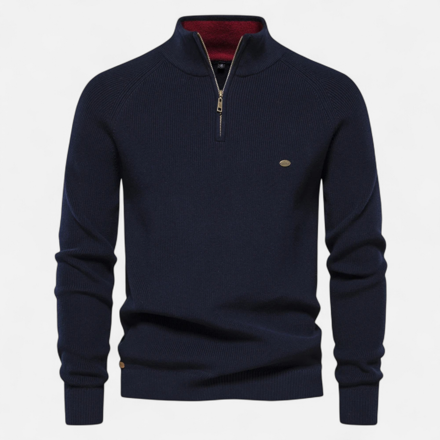 Dorevelle | Men’s Cotton Zip Sweater – Refined Knitwear for the Season