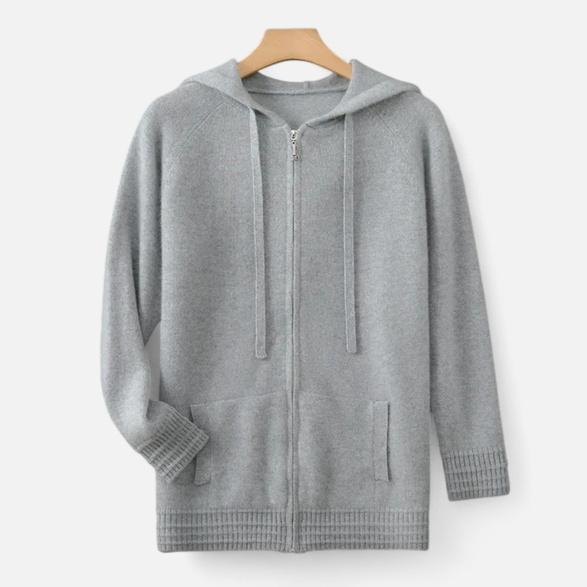 Dorevelle | Men’s Hooded Cardigan – Refined Winter Knitwear