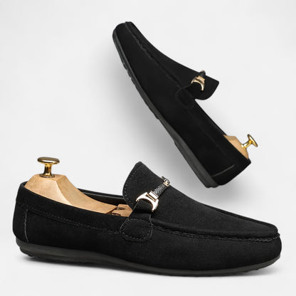 Dorevelle | Men's Slip-On Buckle Loafers