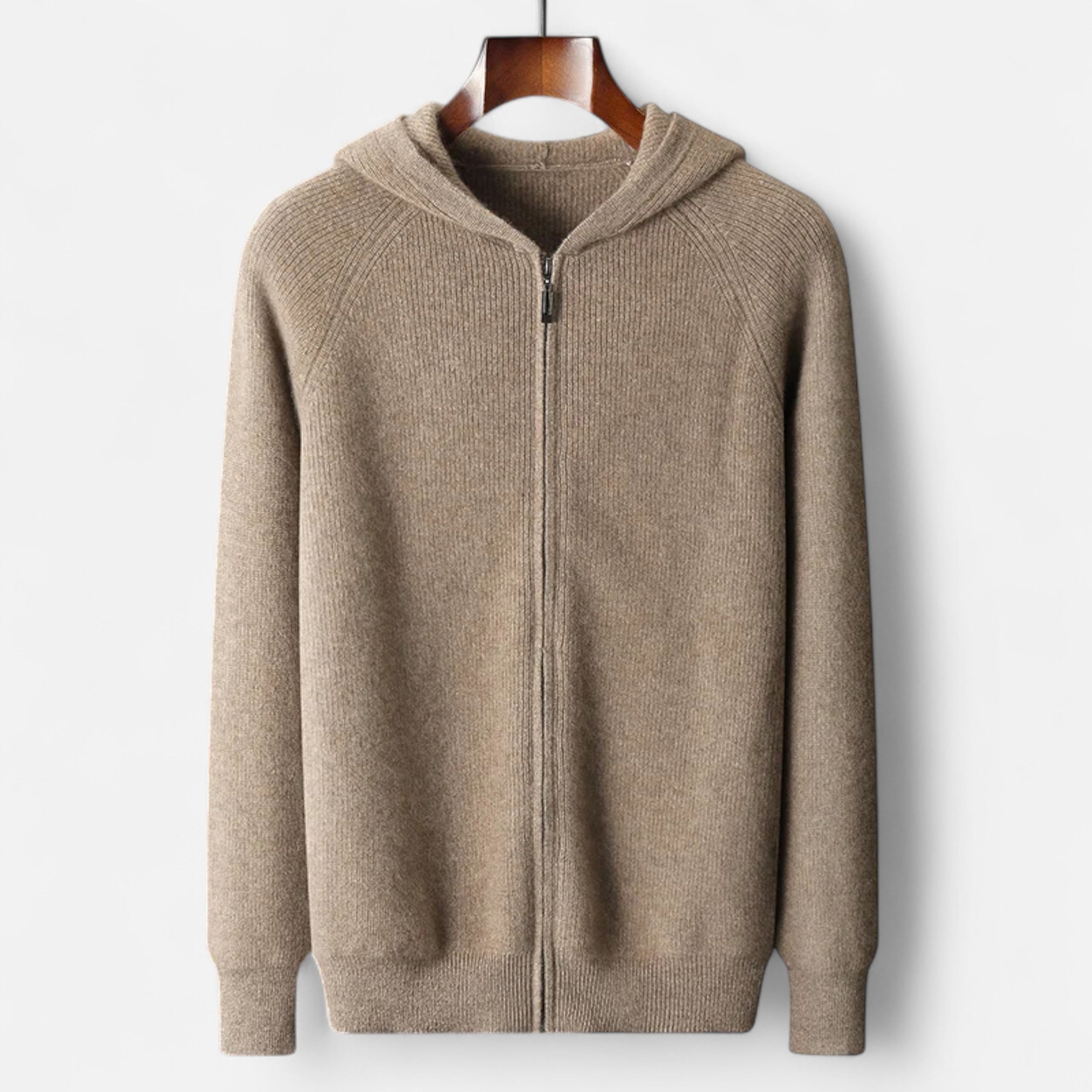 Dorevelle | Men’s Zipped Hoodie – Heritage Merino Knitwear