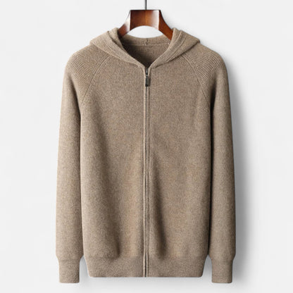 Dorevelle | Men’s Zipped Hoodie – Heritage Merino Knitwear
